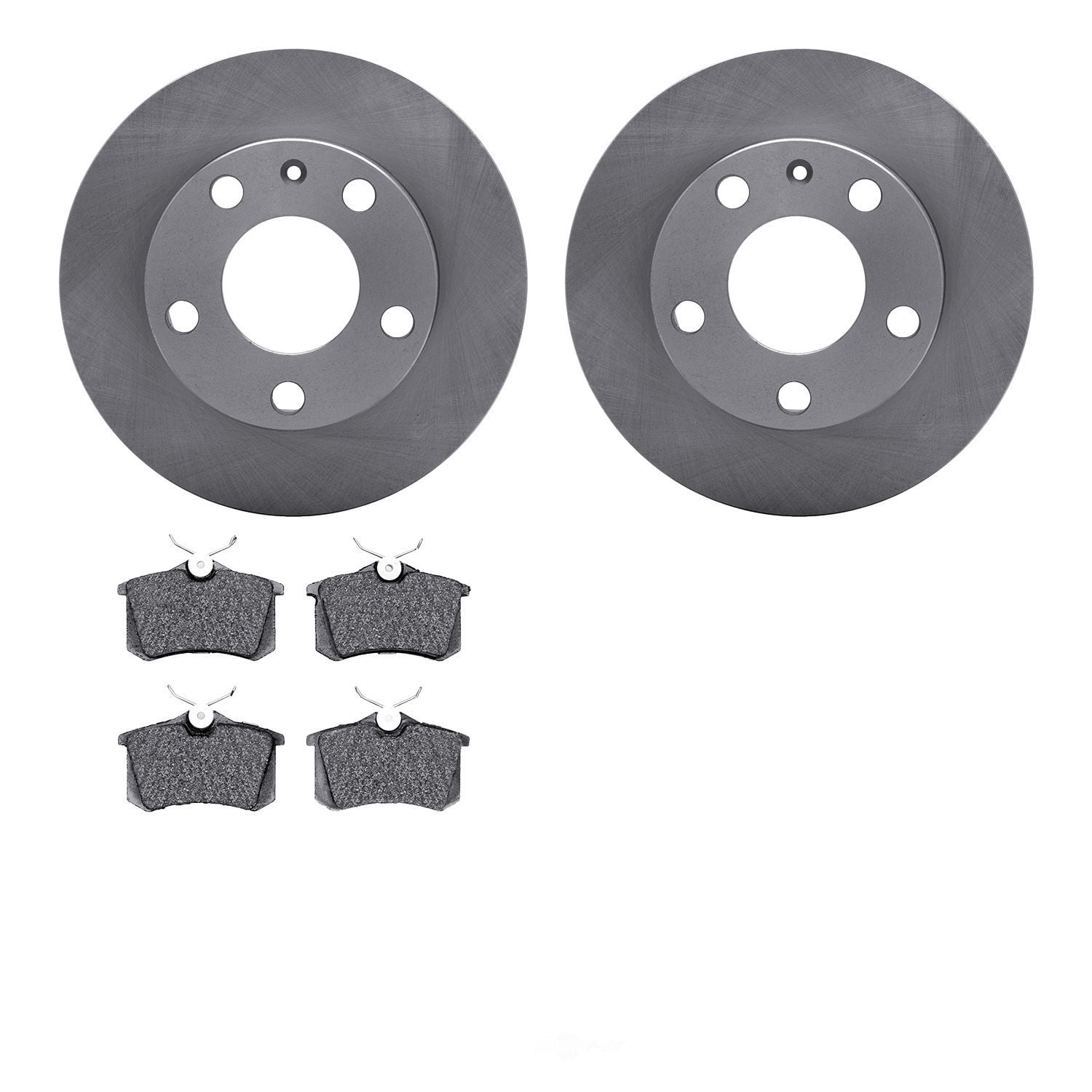Dynamic Friction Company 6502-73277 DFC Brake Rotor with 5000 Advanced Brake Pads