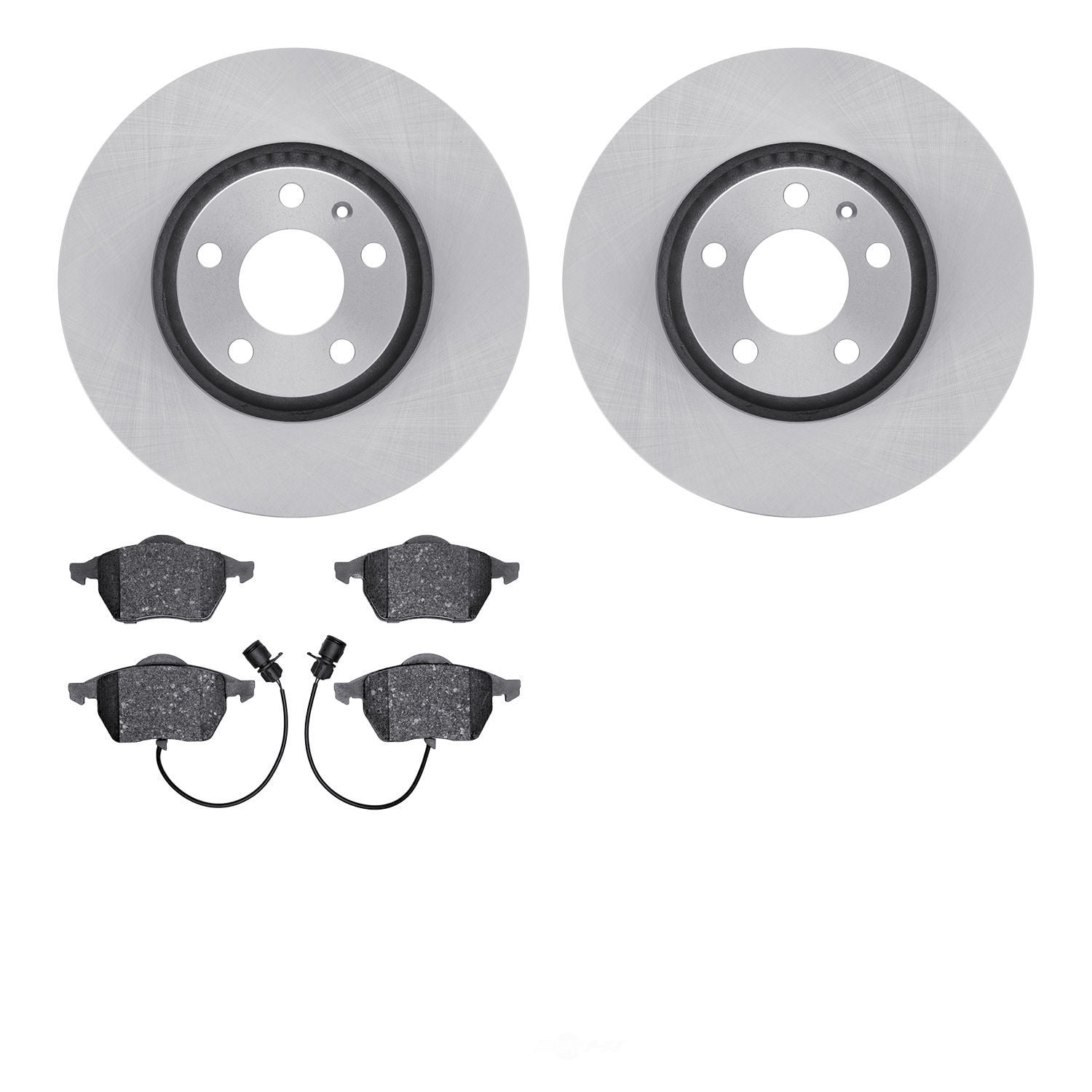 Dynamic Friction Company 6502-73282 DFC Brake Rotor with 5000 Advanced Brake Pads