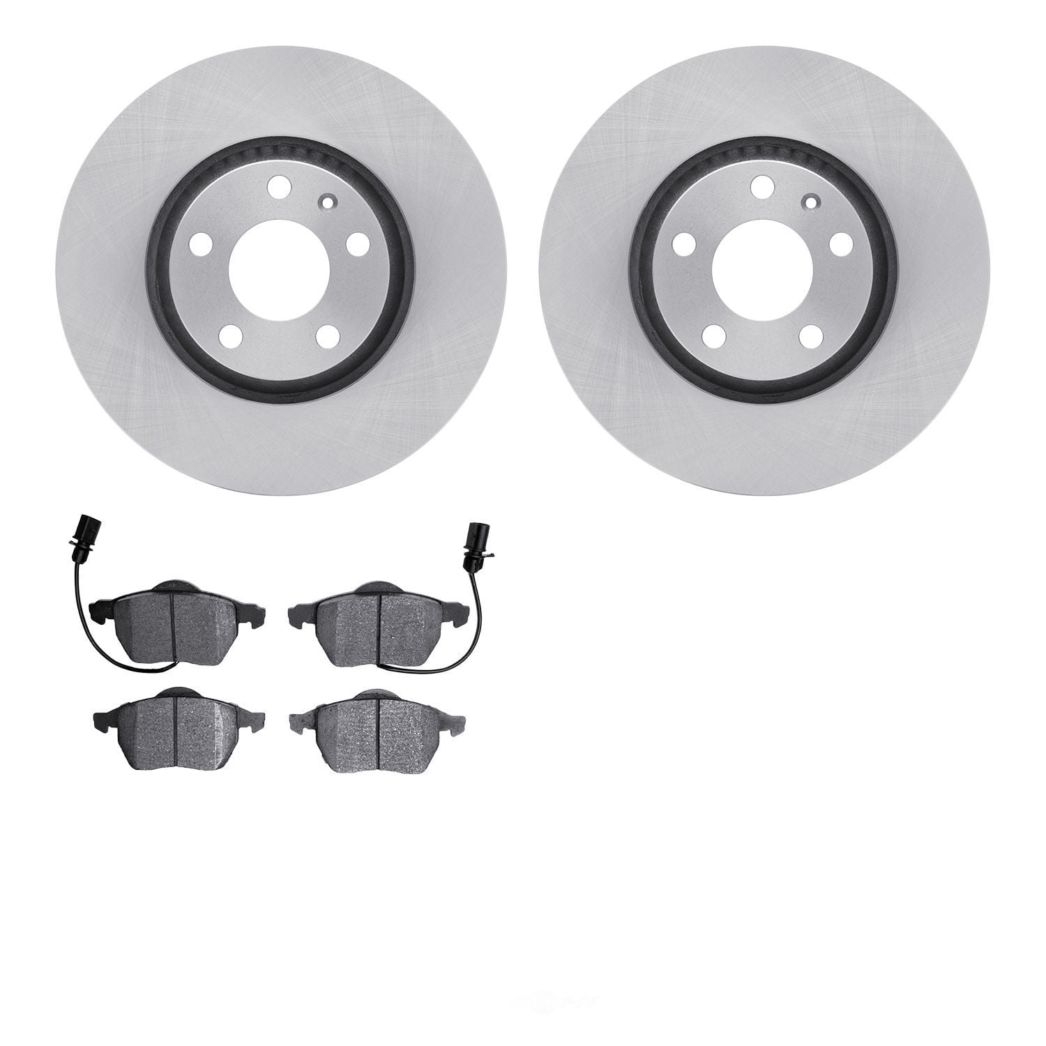 Dynamic Friction Company 6502-73283 DFC Brake Rotor with 5000 Advanced Brake Pads