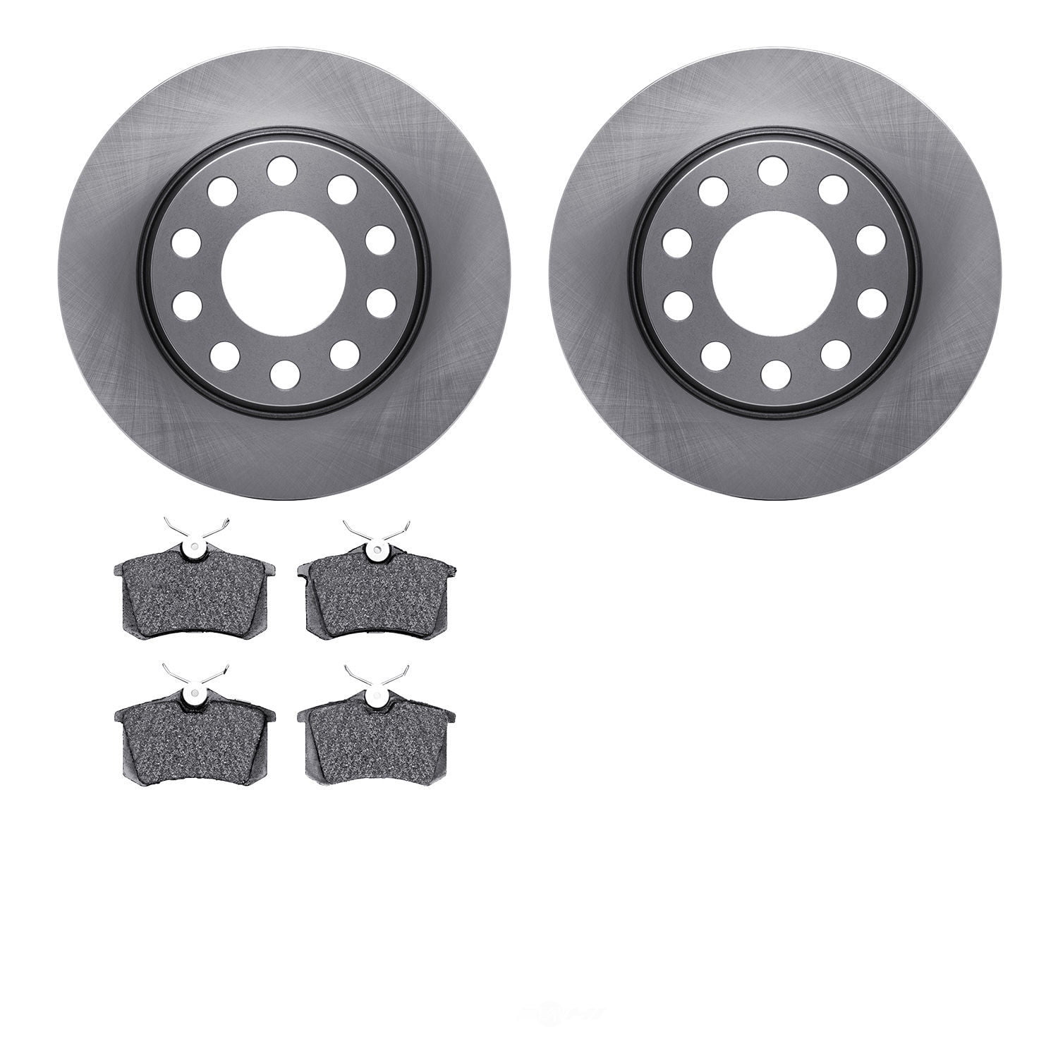 Dynamic Friction Company 6502-73289 DFC Brake Rotor with 5000 Advanced Brake Pads