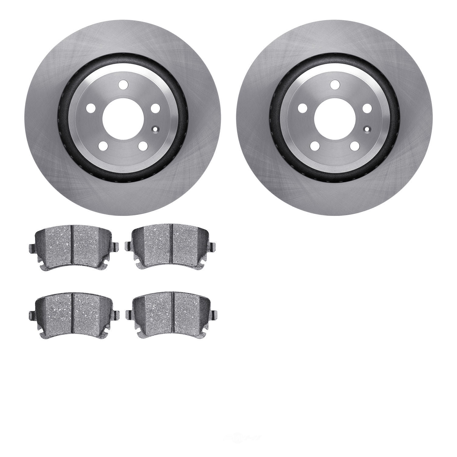 Dynamic Friction Company 6502-73304 DFC Brake Rotor with 5000 Advanced Brake Pads