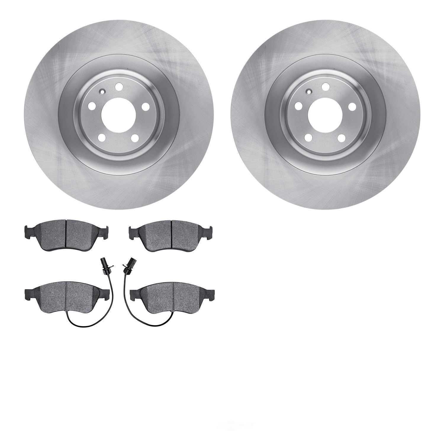 Dynamic Friction Company 6502-73307 DFC Brake Rotor with 5000 Advanced Brake Pads