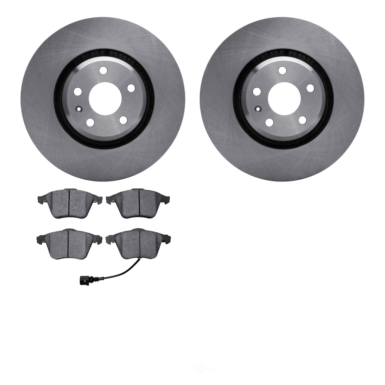 Dynamic Friction Company 6502-73316 DFC Brake Rotor with 5000 Advanced Brake Pads