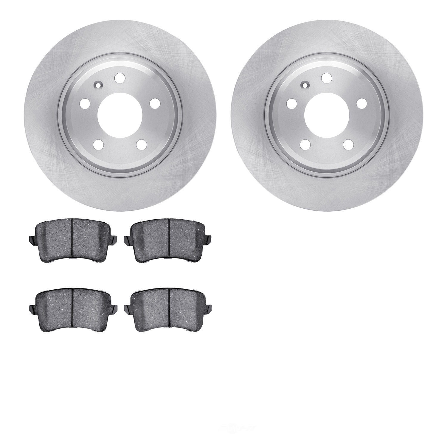 Dynamic Friction Company 6502-73343 DFC Brake Rotor with 5000 Advanced Brake Pads