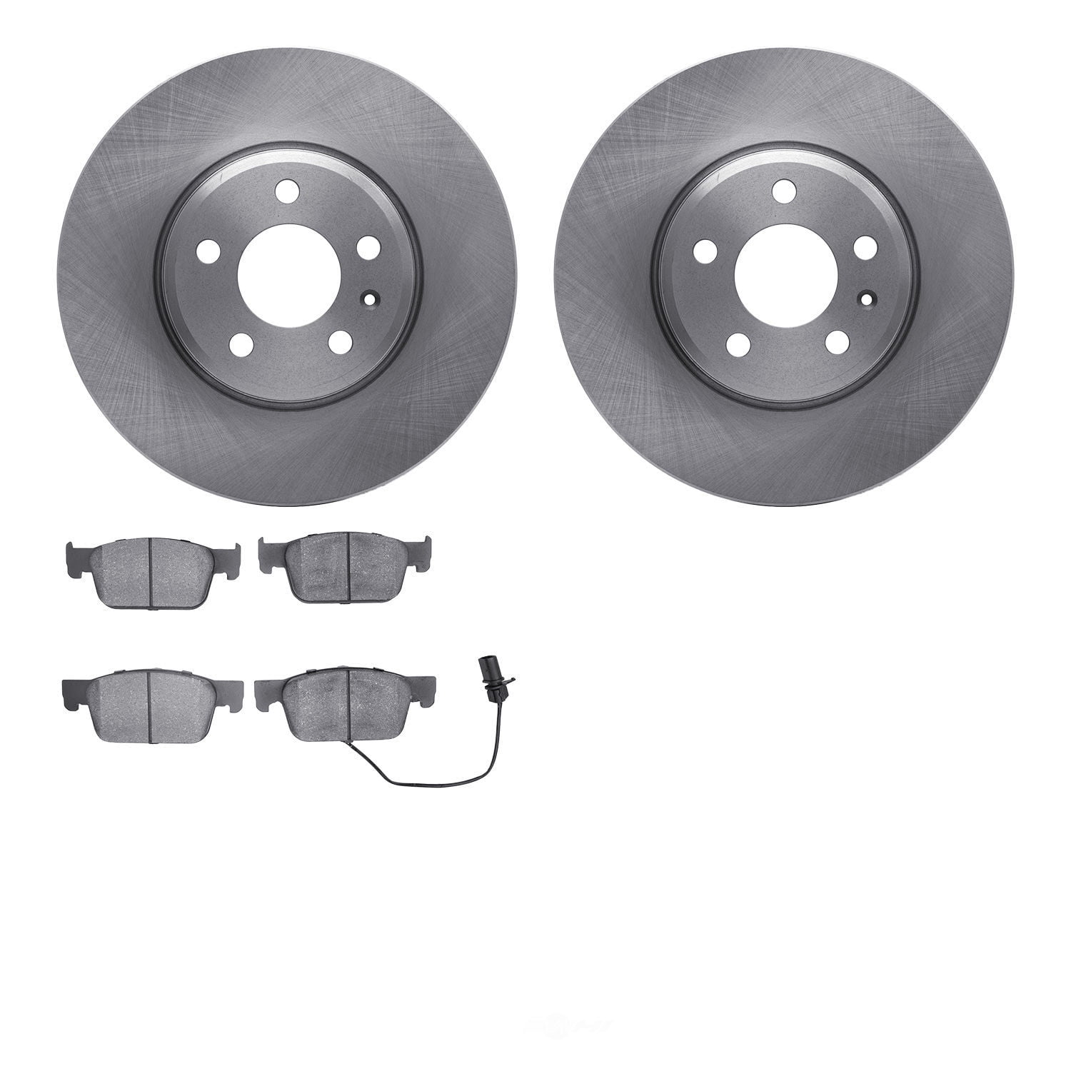 Dynamic Friction Company 6502-73455 DFC Brake Rotor with 5000 Advanced Brake Pads