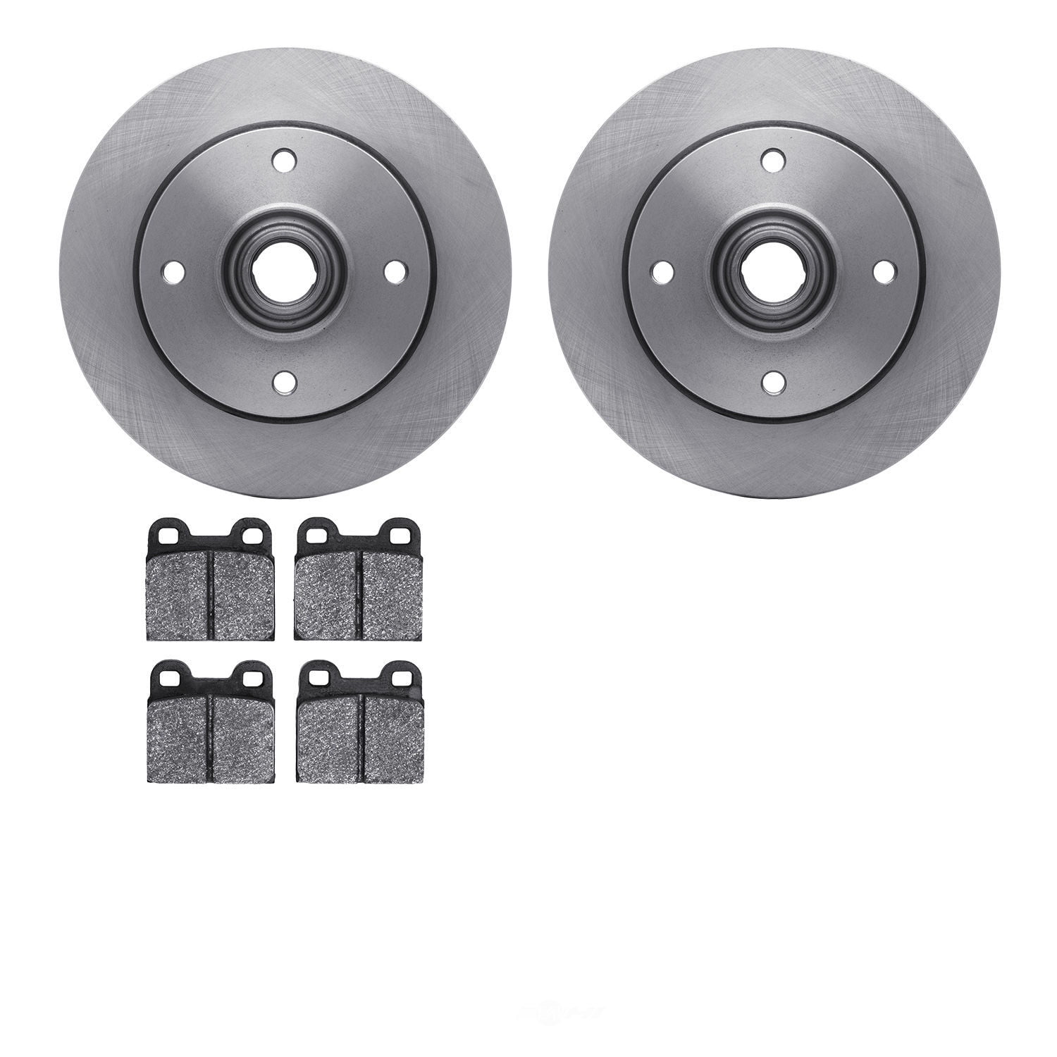 Dynamic Friction Company 6502-74108 DFC Brake Rotor with 5000 Advanced Brake Pads