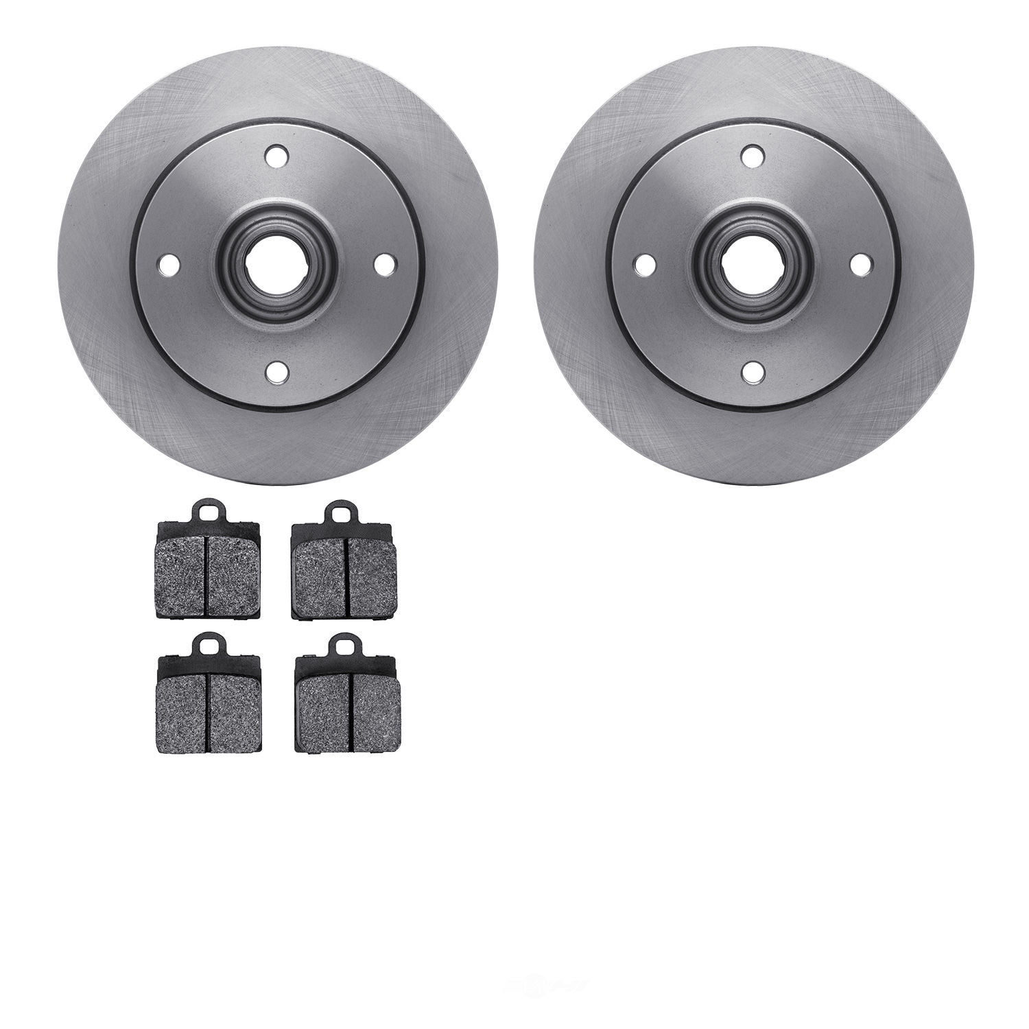Dynamic Friction Company 6502-74109 DFC Brake Rotor with 5000 Advanced Brake Pads