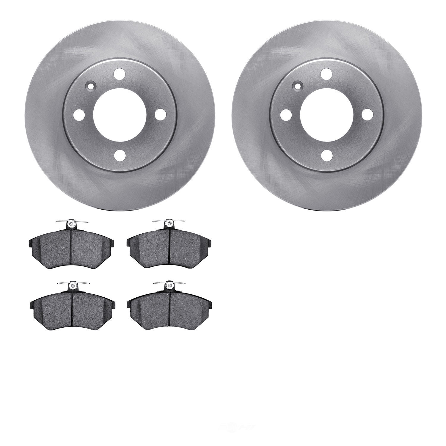 Dynamic Friction Company 6502-74123 DFC Brake Rotor with 5000 Advanced Brake Pads