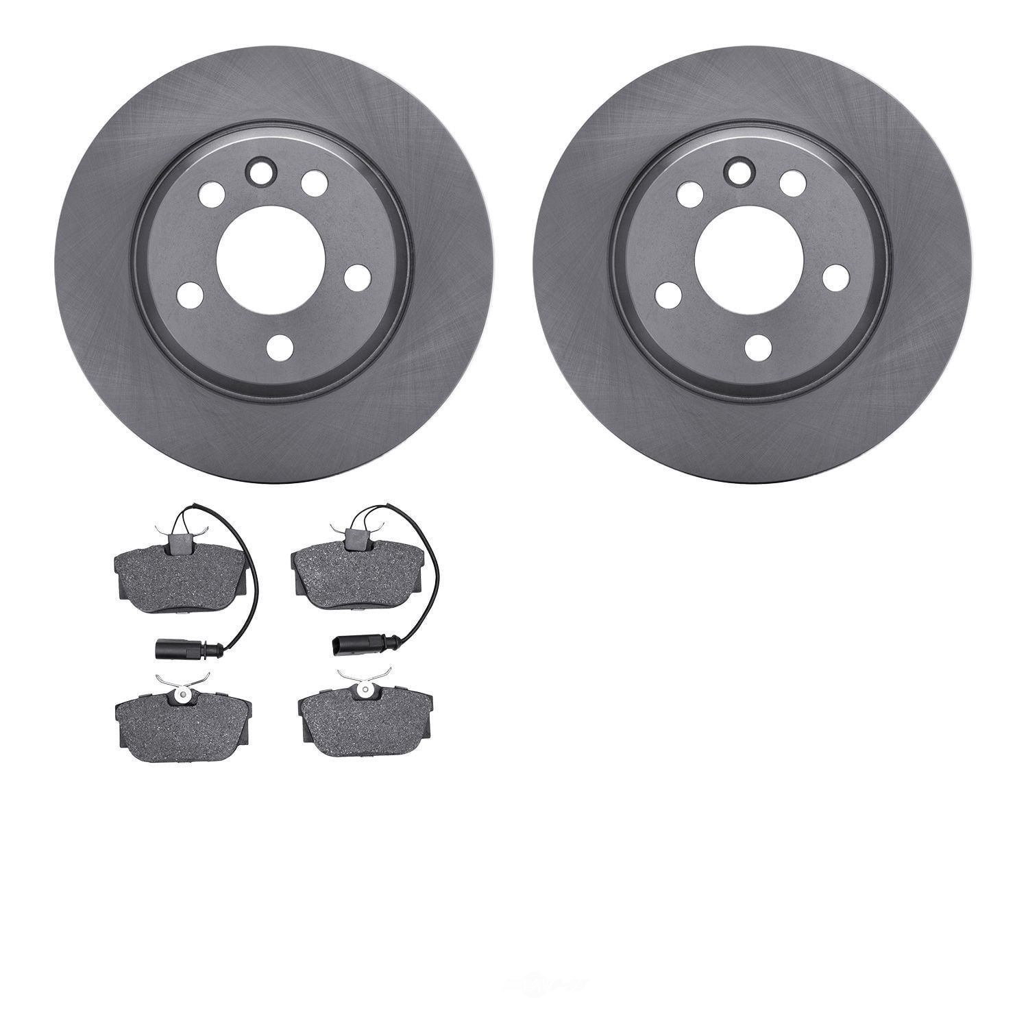 Dynamic Friction Company 6502-74255 DFC Brake Rotor with 5000 Advanced Brake Pads