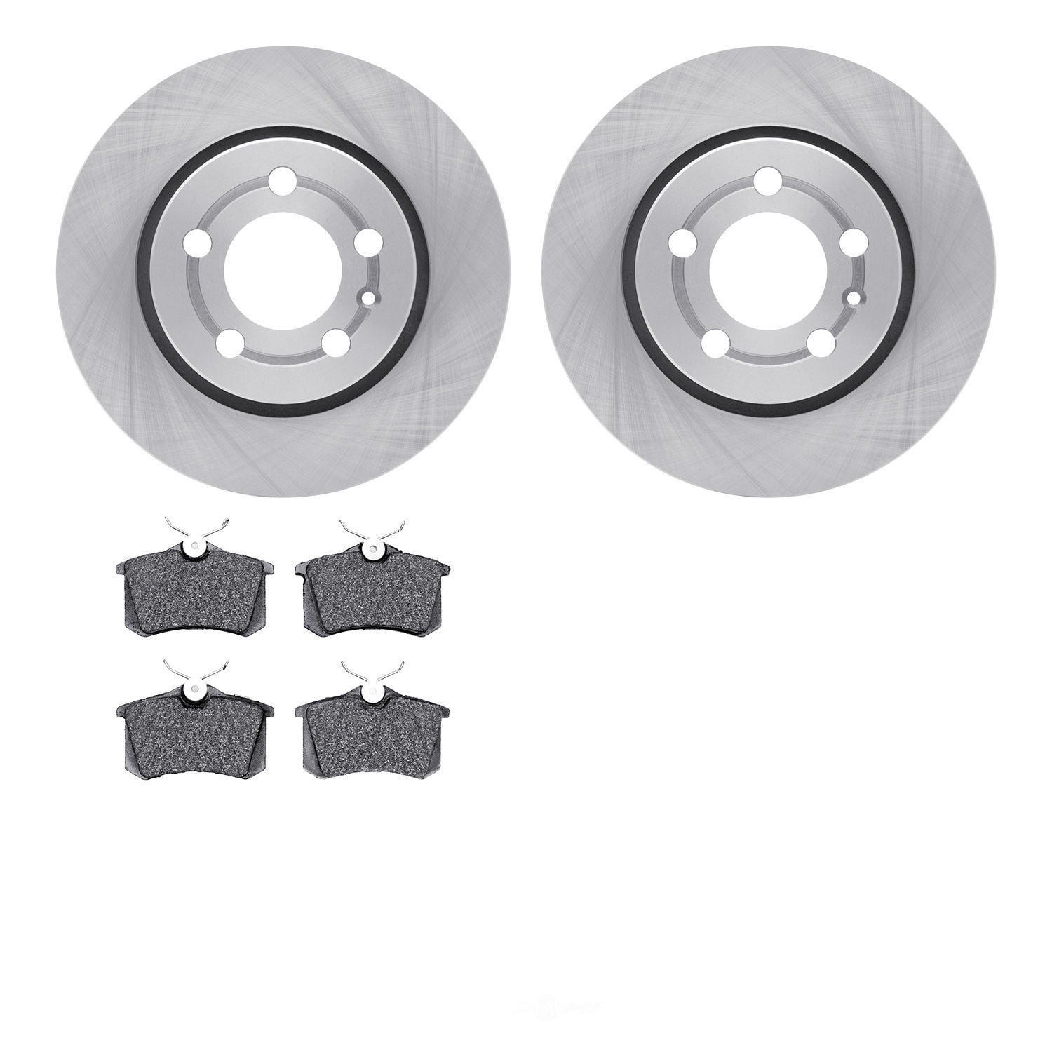 Dynamic Friction Company 6502-74272 DFC Brake Rotor with 5000 Advanced Brake Pads