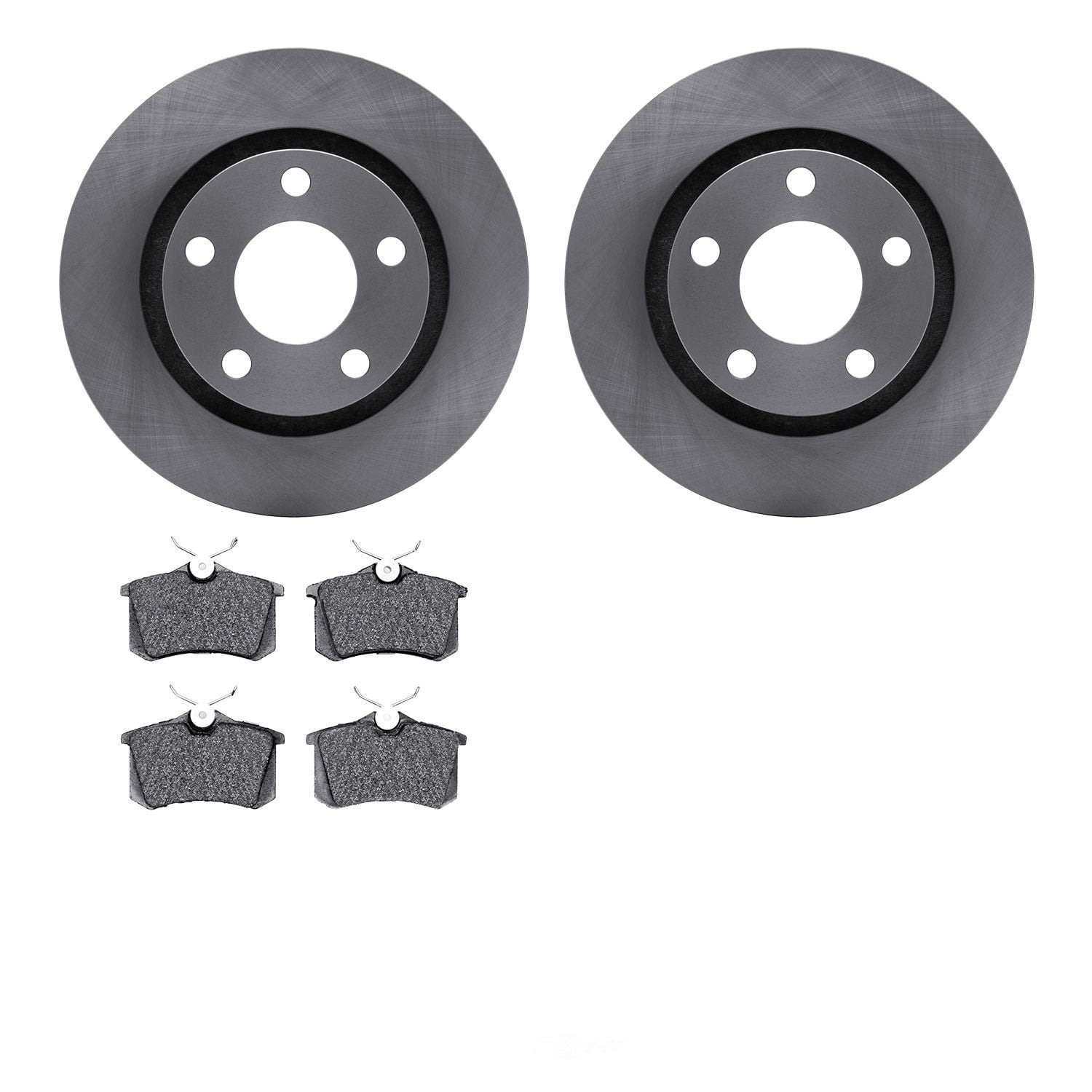 Dynamic Friction Company 6502-74279 DFC Brake Rotor with 5000 Advanced Brake Pads