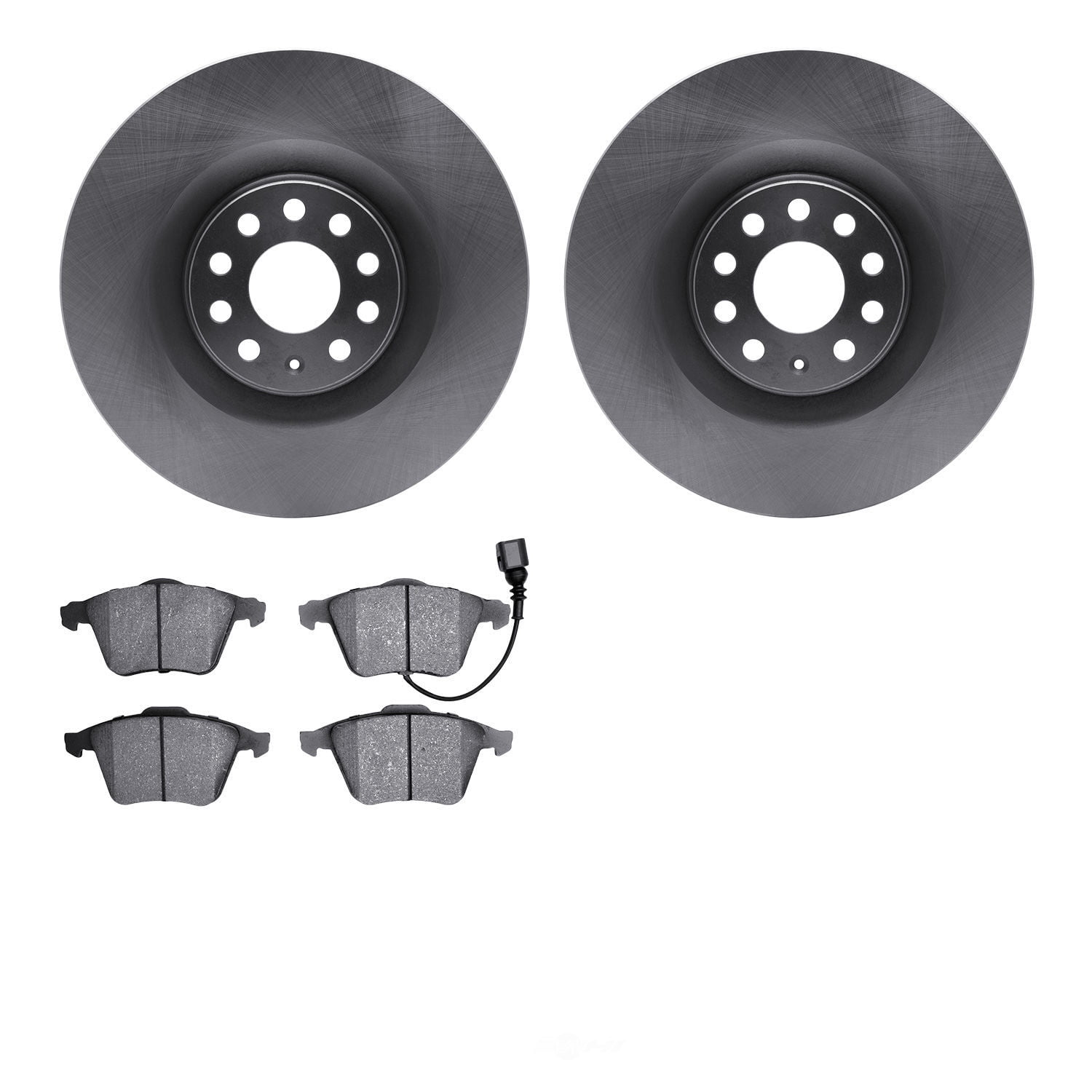 Dynamic Friction Company 6502-74307 DFC Brake Rotor with 5000 Advanced Brake Pads