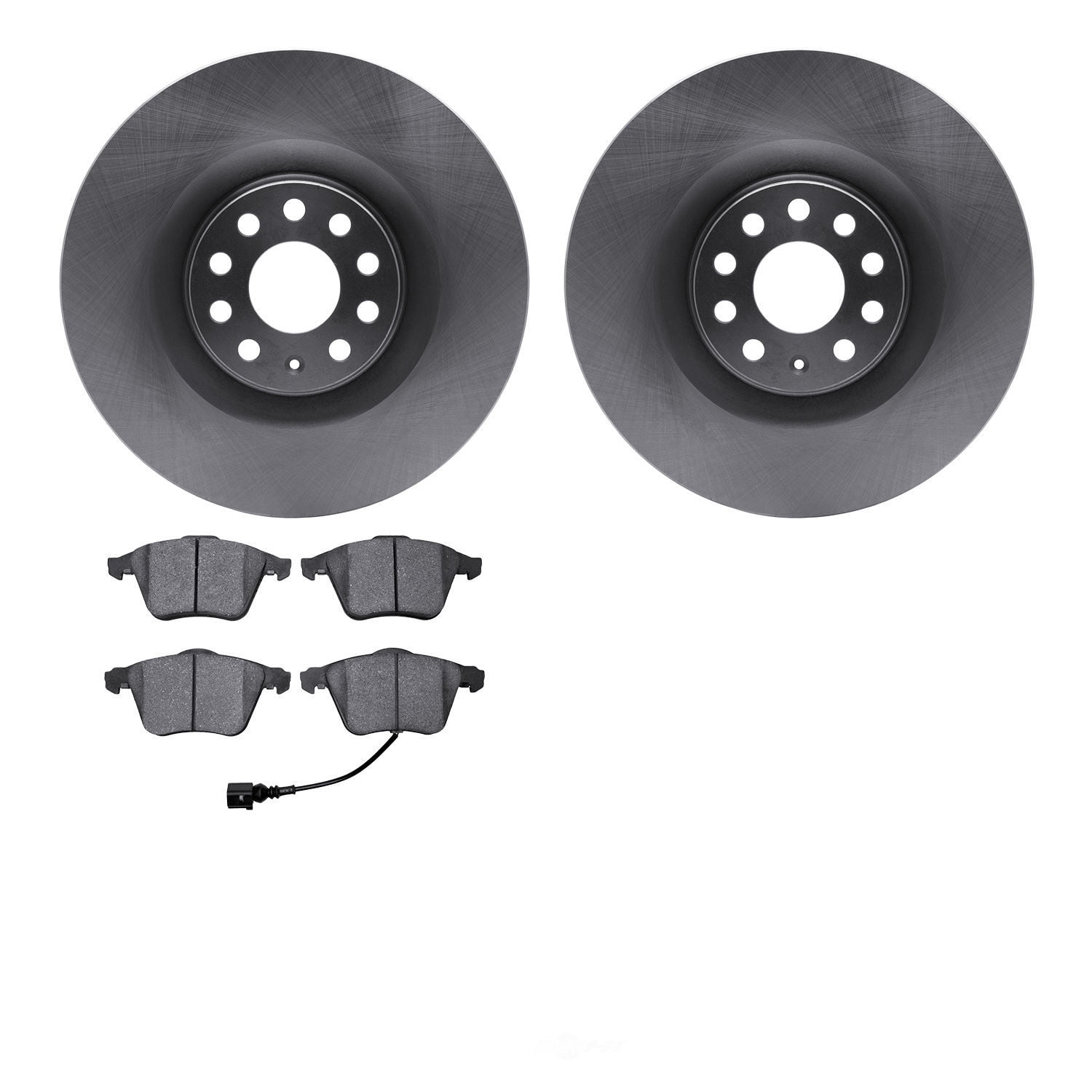 Dynamic Friction Company 6502-74308 DFC Brake Rotor with 5000 Advanced Brake Pads