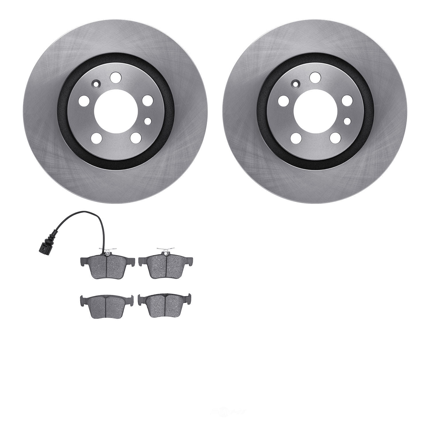 Dynamic Friction Company 6502-74317 DFC Brake Rotor with 5000 Advanced Brake Pads
