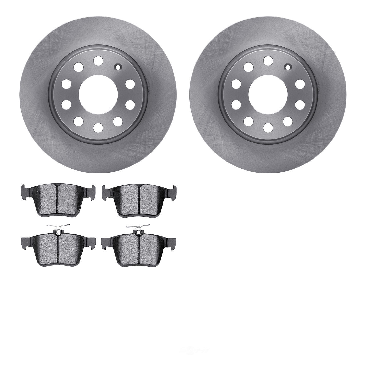 Dynamic Friction Company 6502-74330 DFC Brake Rotor with 5000 Advanced Brake Pads