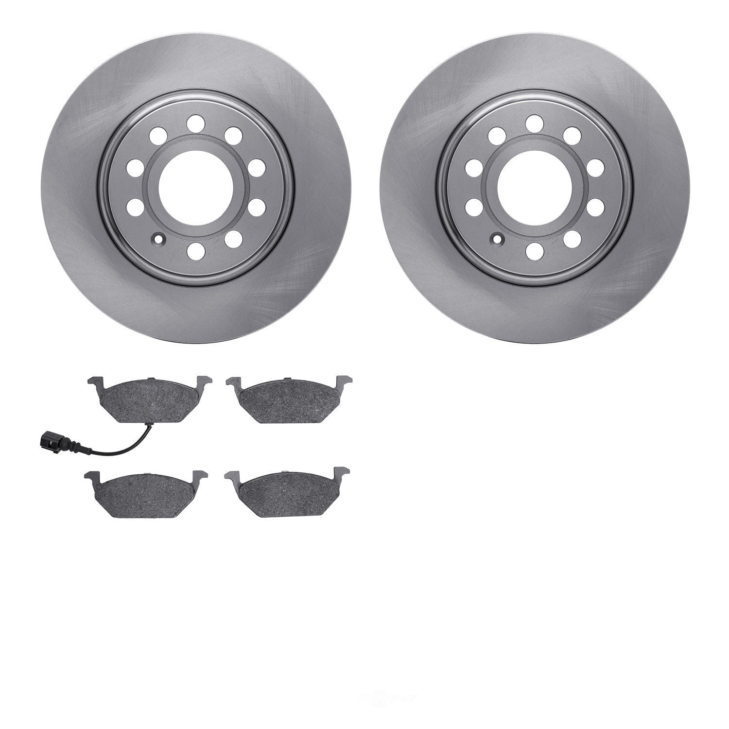 Dynamic Friction Company 6502-74342 DFC Brake Rotor with 5000 Advanced Brake Pads