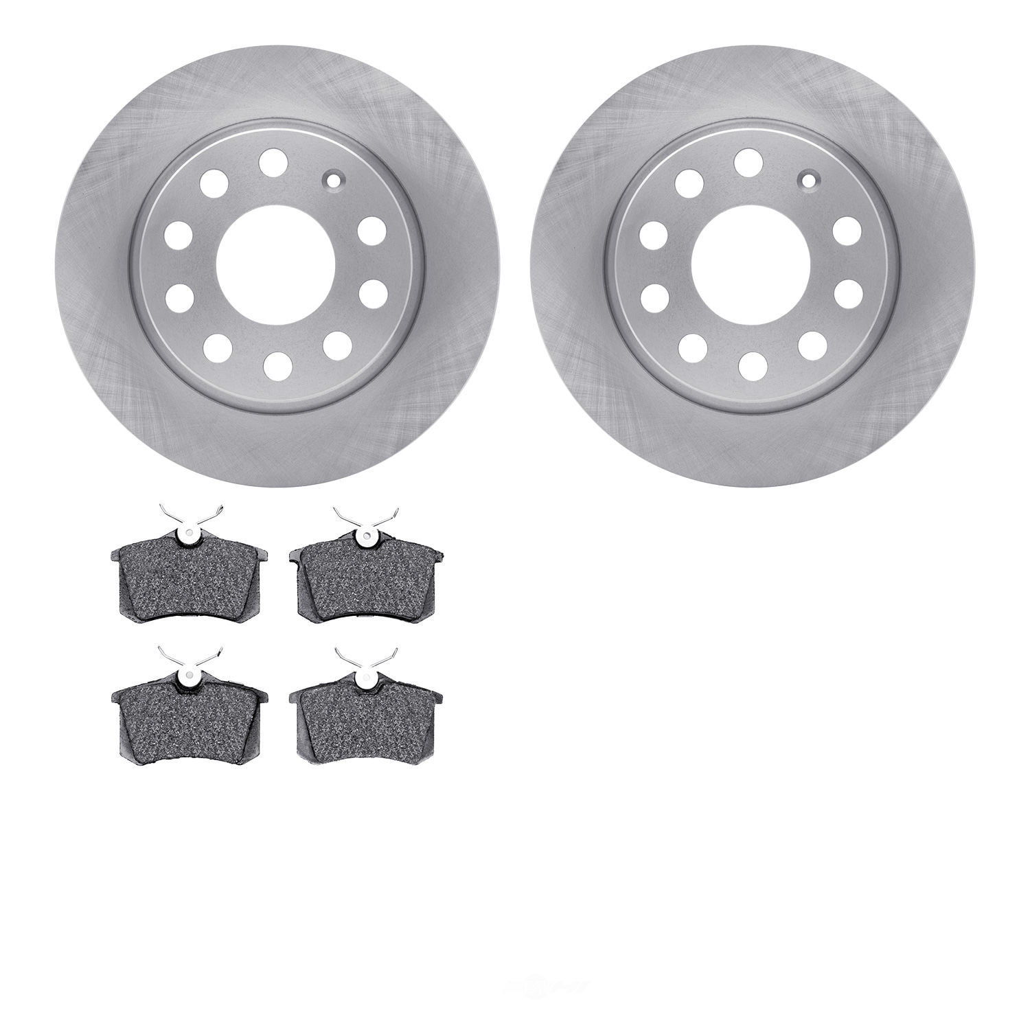 Dynamic Friction Company 6502-74349 DFC Brake Rotor with 5000 Advanced Brake Pads