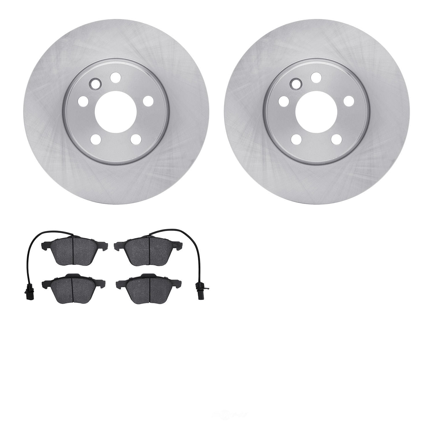 Dynamic Friction Company 6502-74397 DFC Brake Rotor with 5000 Advanced Brake Pads