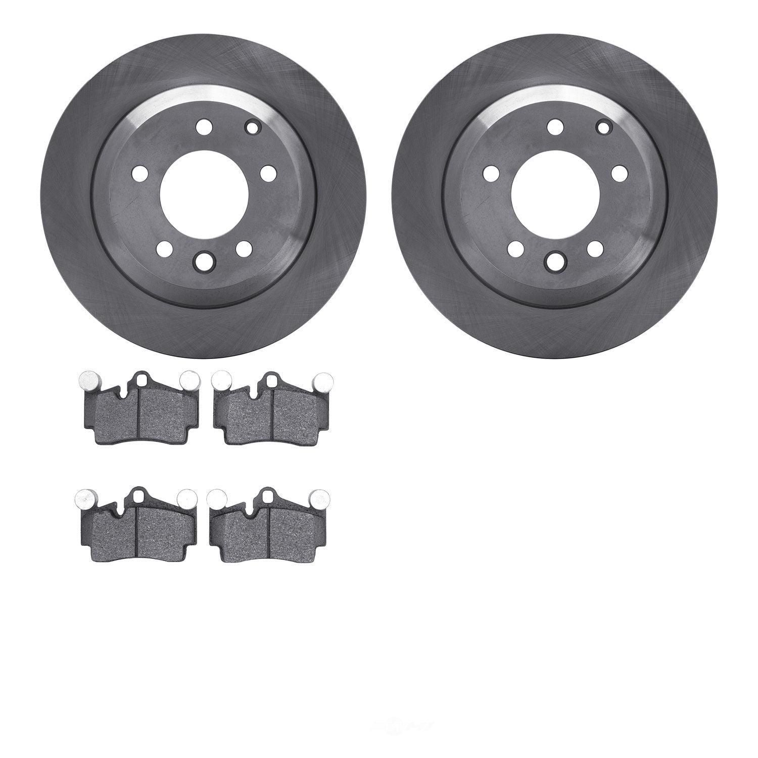 Dynamic Friction Company 6502-74404 DFC Brake Rotor with 5000 Advanced Brake Pads