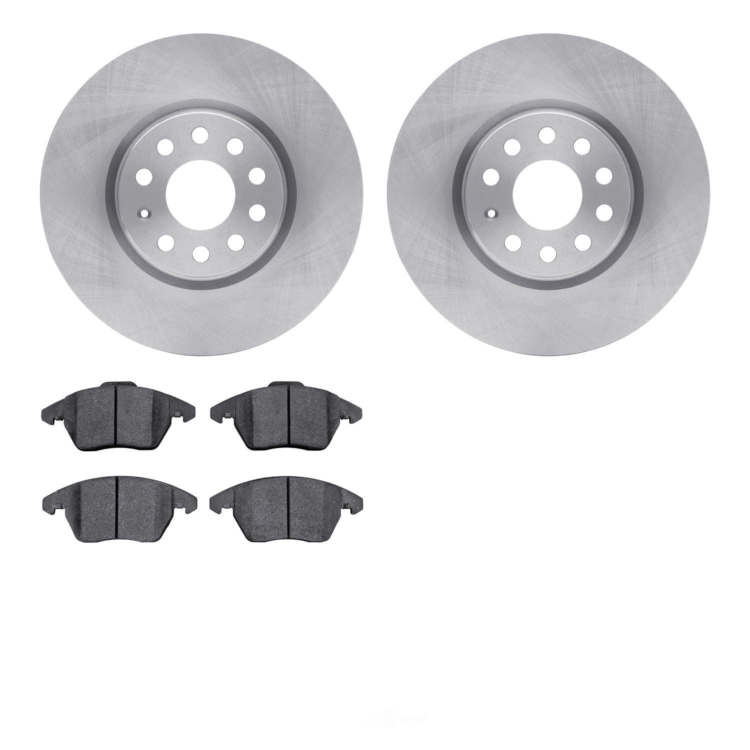 Dynamic Friction Company 6502-74430 DFC Brake Rotor with 5000 Advanced Brake Pads