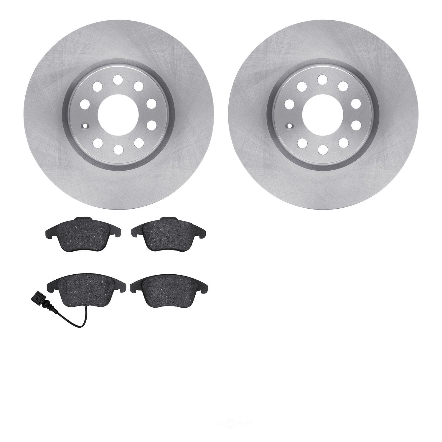 Dynamic Friction Company 6502-74431 DFC Brake Rotor with 5000 Advanced Brake Pads