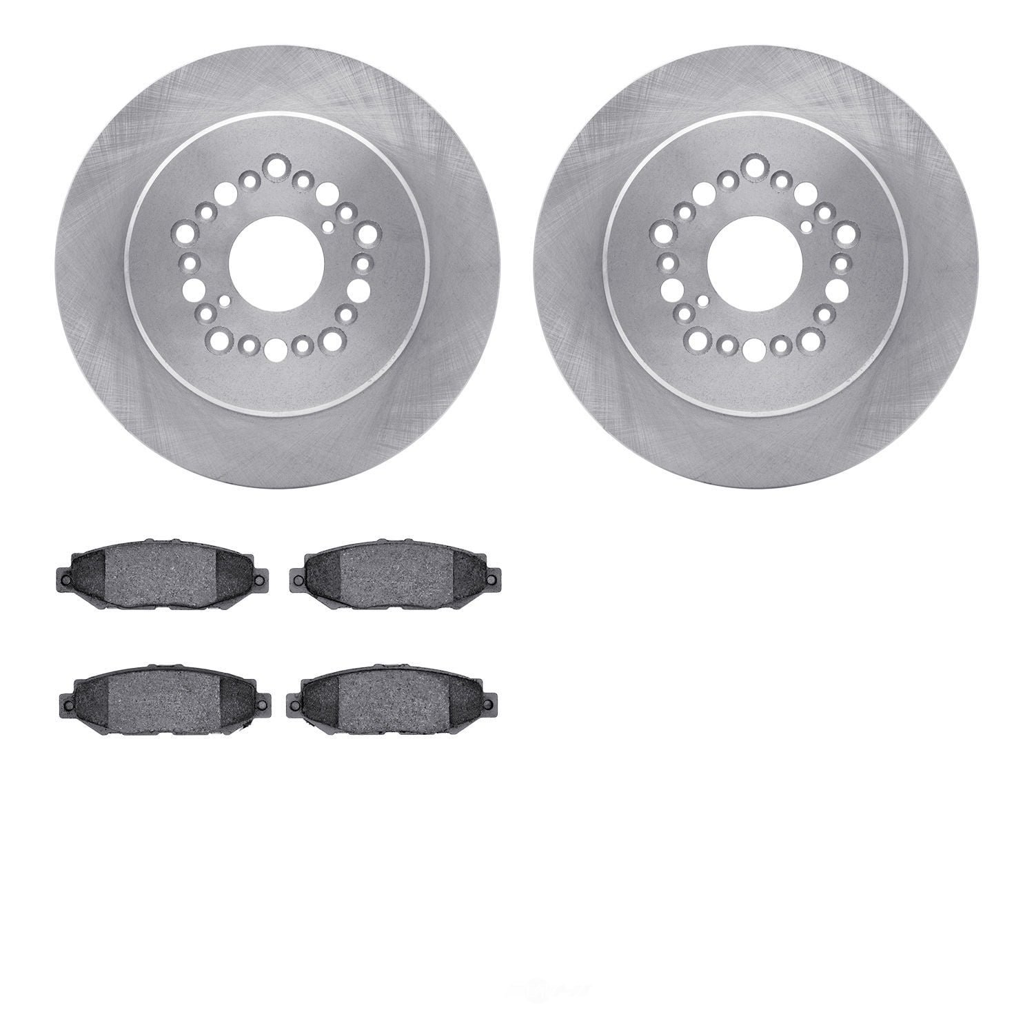 Dynamic Friction Company 6502-75061 DFC Brake Rotor with 5000 Advanced Brake Pads