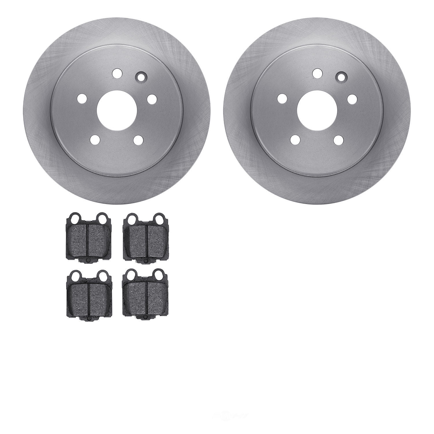Dynamic Friction Company 6502-75067 DFC Brake Rotor with 5000 Advanced Brake Pads