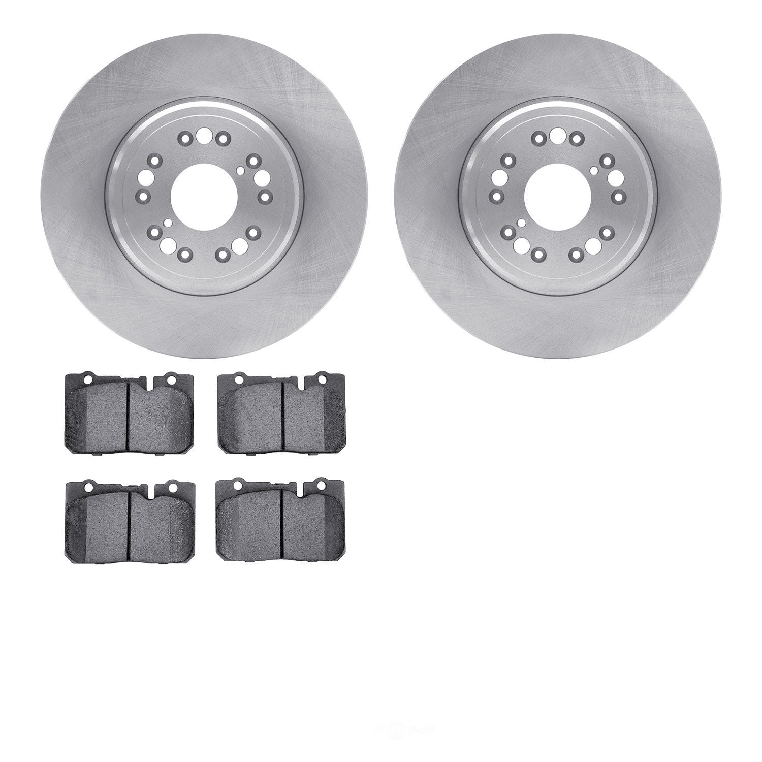 Dynamic Friction Company 6502-75070 DFC Brake Rotor with 5000 Advanced Brake Pads