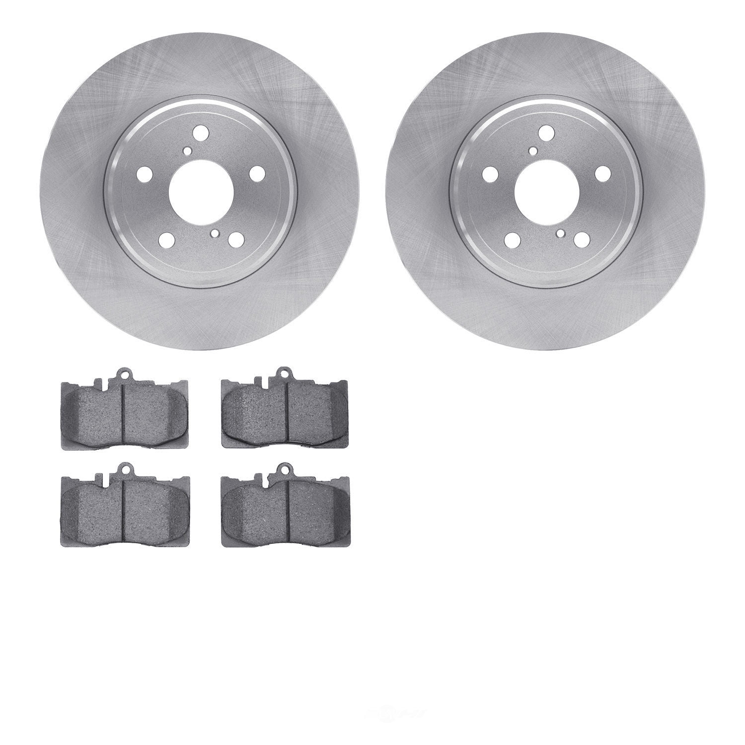 Dynamic Friction Company 6502-75073 DFC Brake Rotor with 5000 Advanced Brake Pads