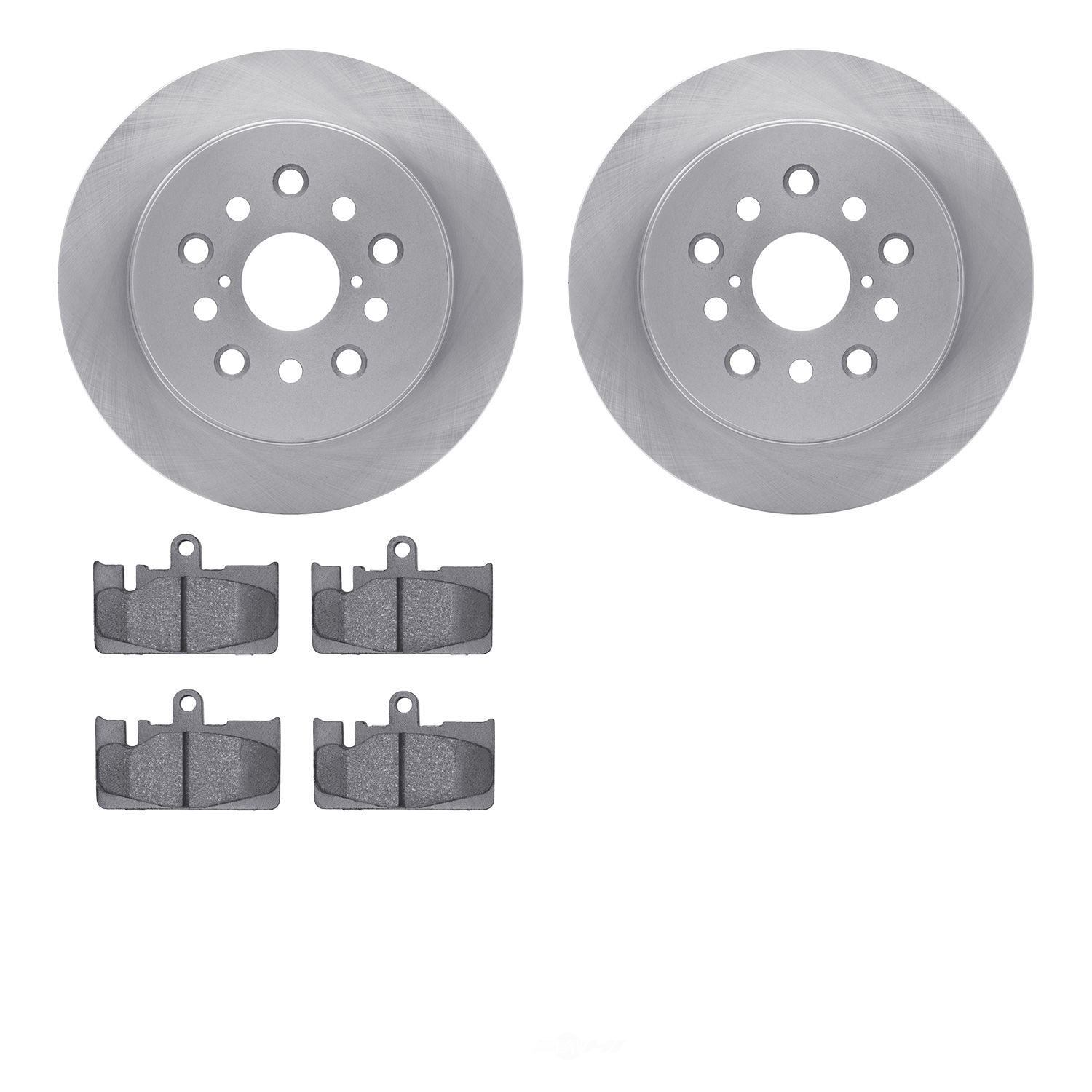 Dynamic Friction Company 6502-75076 DFC Brake Rotor with 5000 Advanced Brake Pads