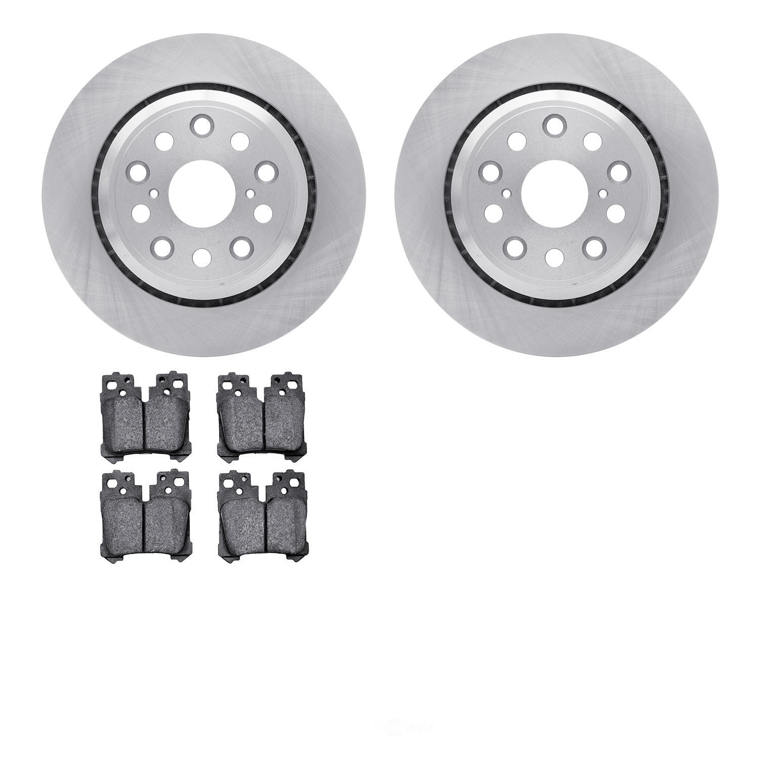 Dynamic Friction Company 6502-75102 DFC Brake Rotor with 5000 Advanced Brake Pads