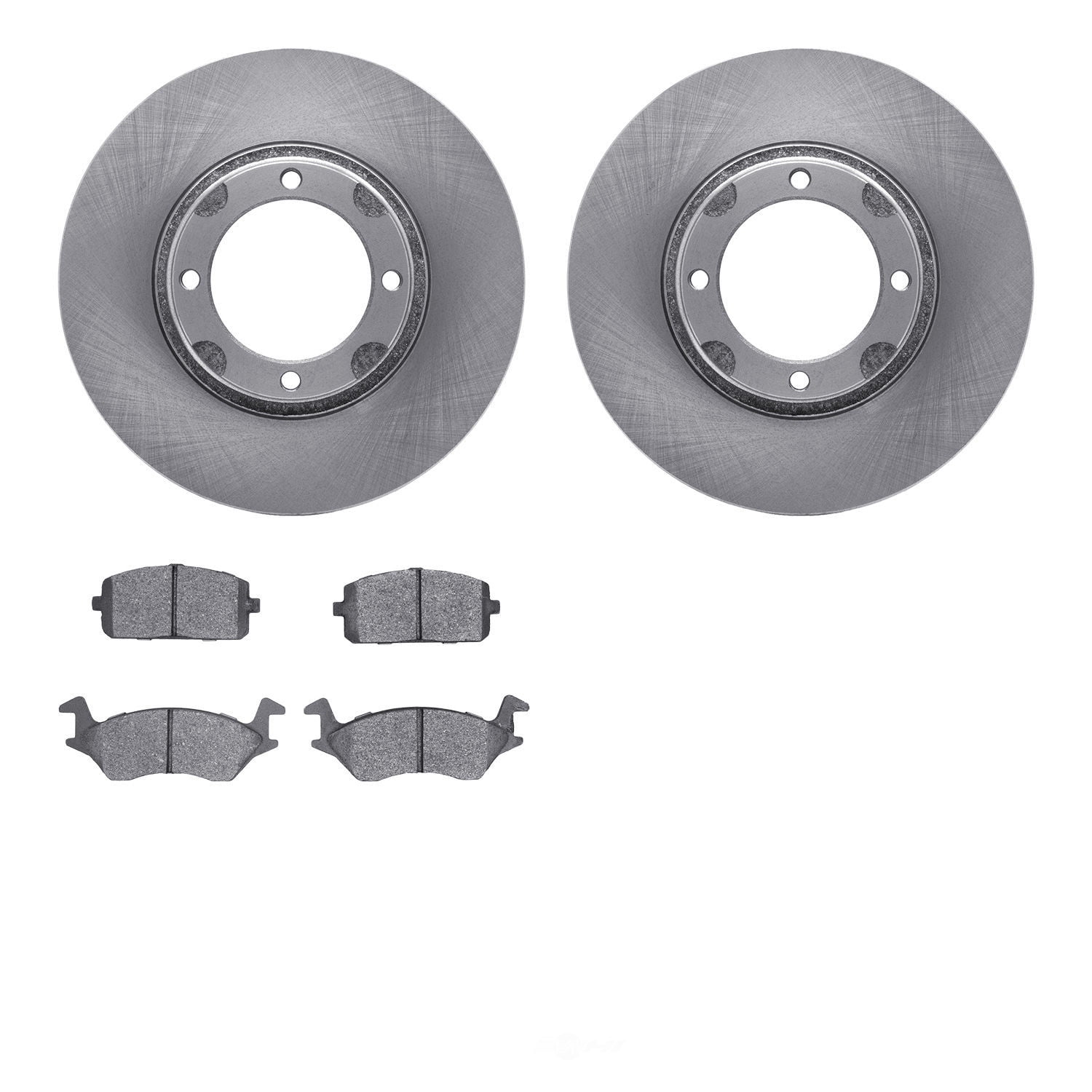 Dynamic Friction Company 6502-76111 DFC Brake Rotor with 5000 Advanced Brake Pads