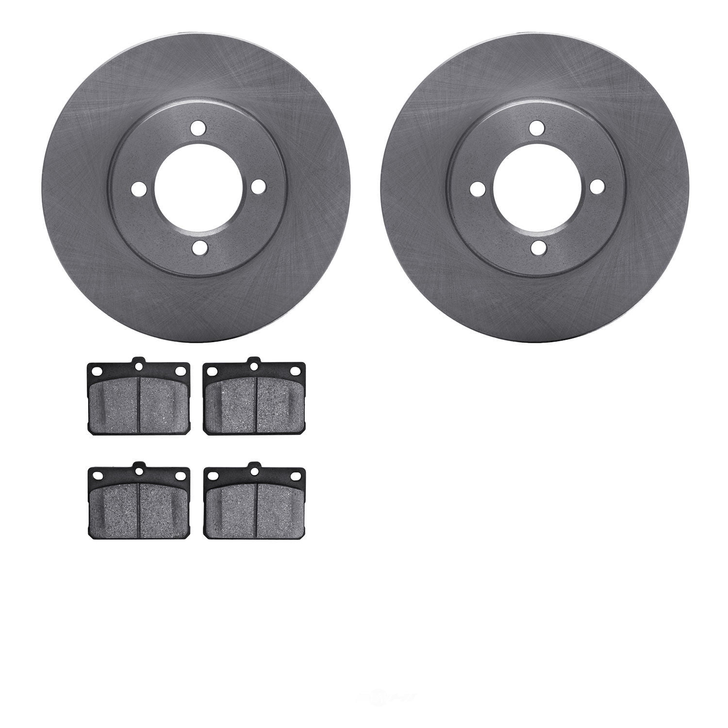 Dynamic Friction Company 6502-76123 DFC Brake Rotor with 5000 Advanced Brake Pads