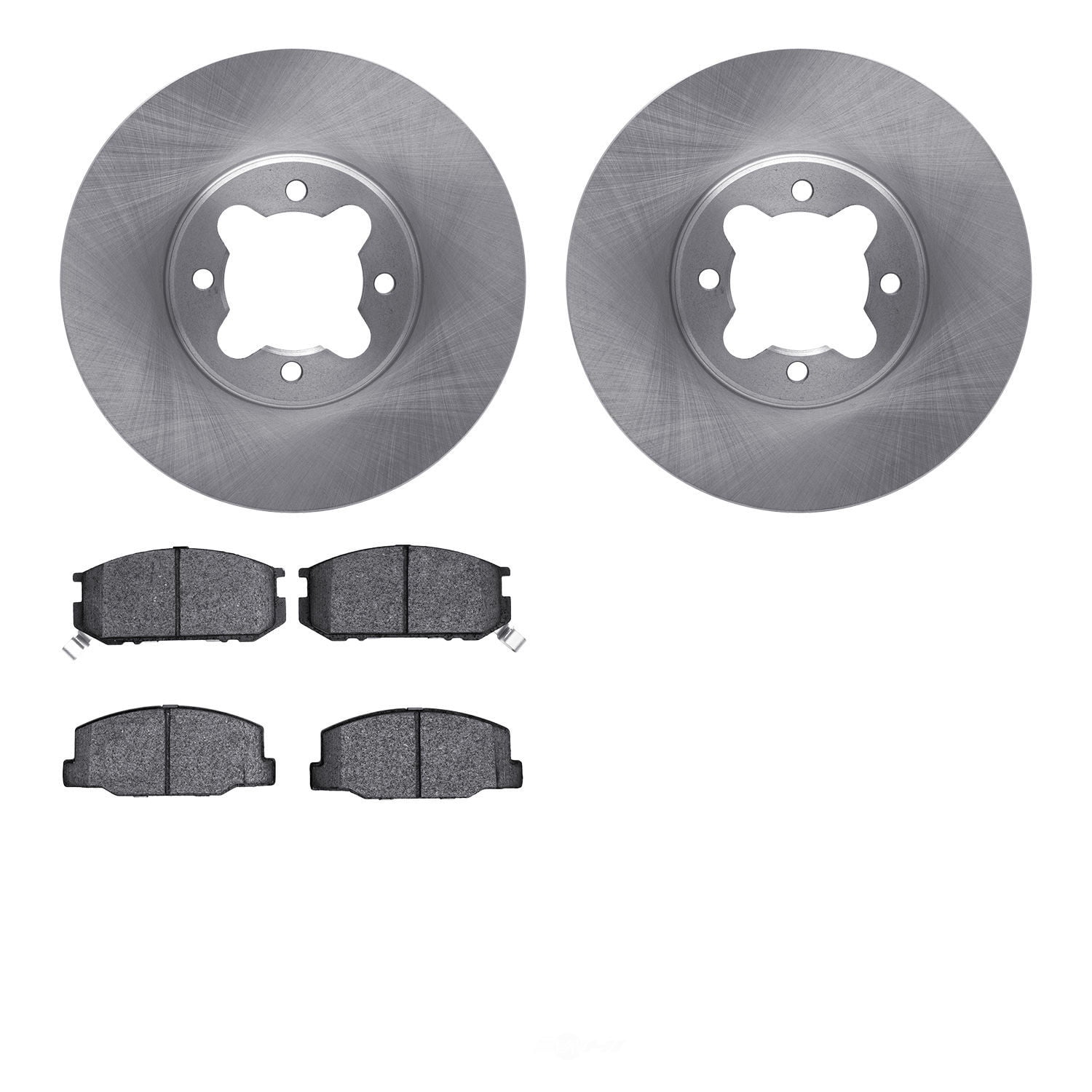 Dynamic Friction Company 6502-76165 DFC Brake Rotor with 5000 Advanced Brake Pads