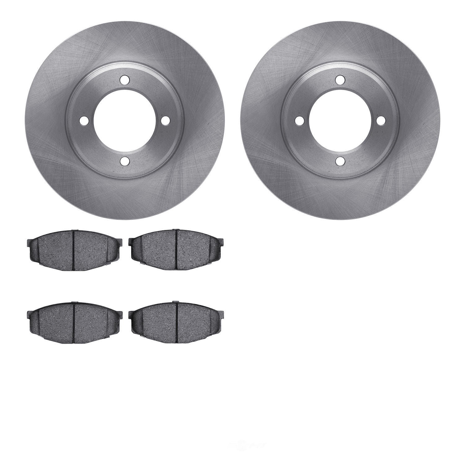 Dynamic Friction Company 6502-76171 DFC Brake Rotor with 5000 Advanced Brake Pads