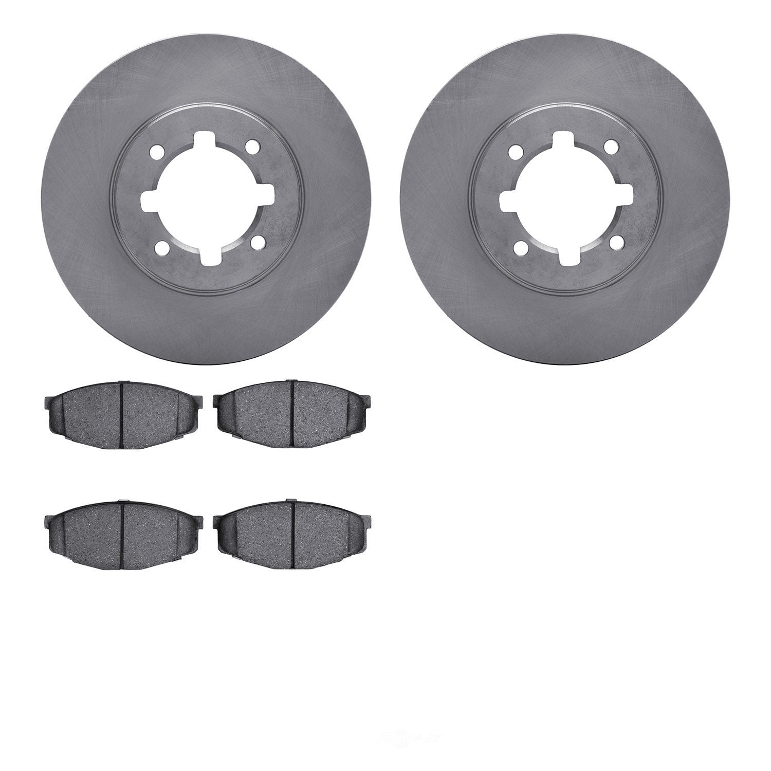 Dynamic Friction Company 6502-76185 DFC Brake Rotor with 5000 Advanced Brake Pads