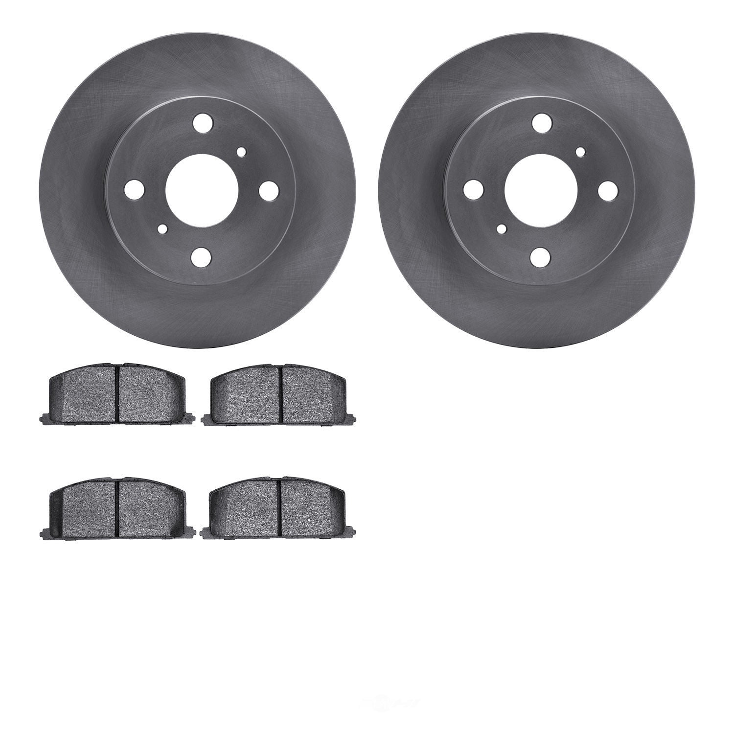 Dynamic Friction Company 6502-76200 DFC Brake Rotor with 5000 Advanced Brake Pads