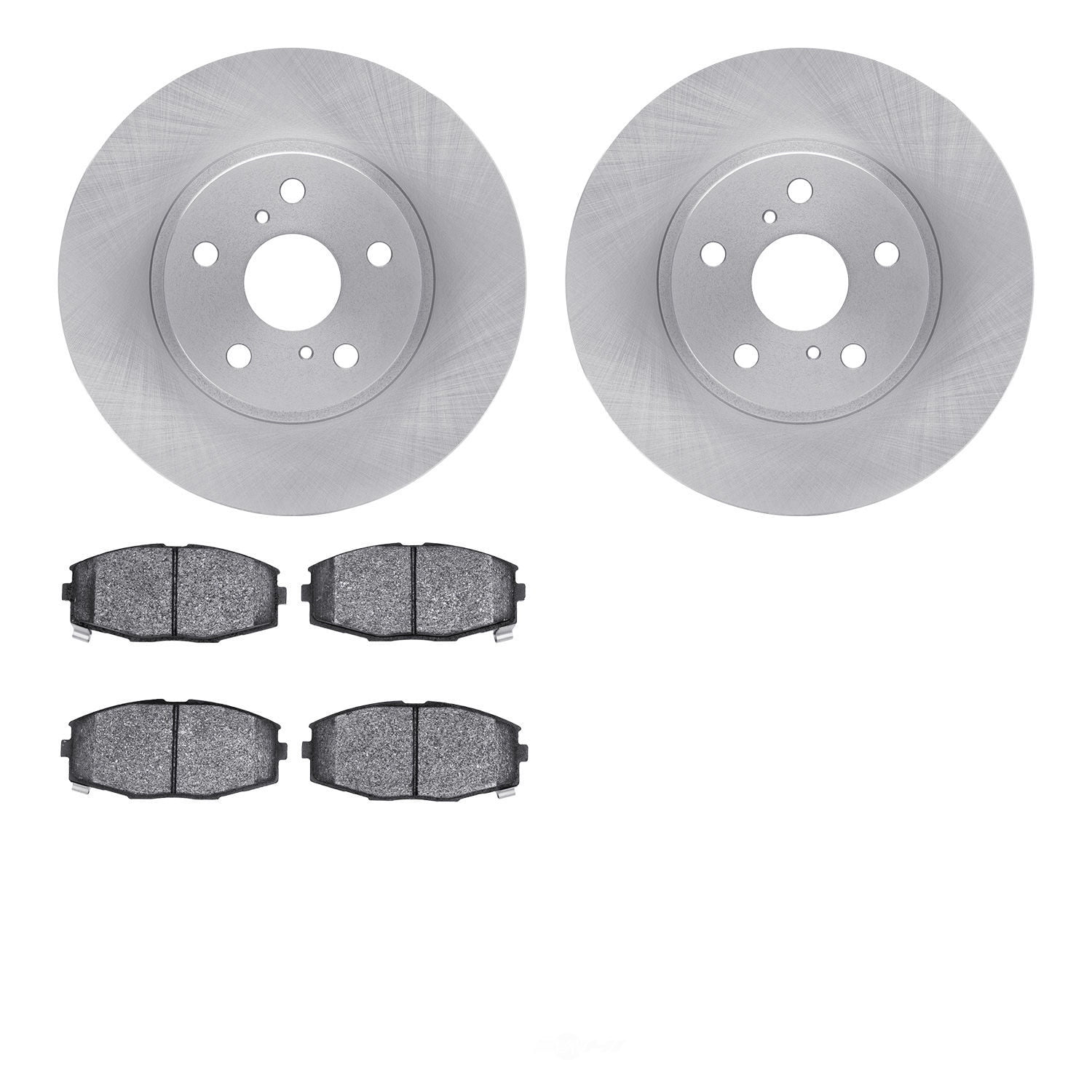 Dynamic Friction Company 6502-76227 DFC Brake Rotor with 5000 Advanced Brake Pads