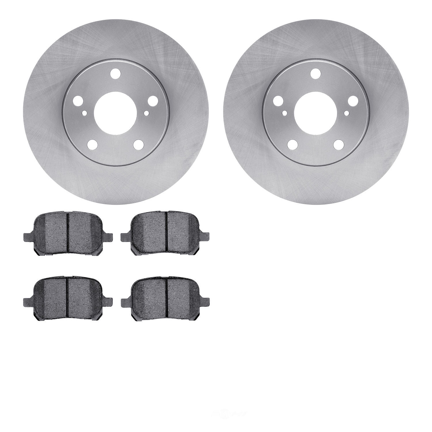 Dynamic Friction Company 6502-76300 DFC Brake Rotor with 5000 Advanced Brake Pads