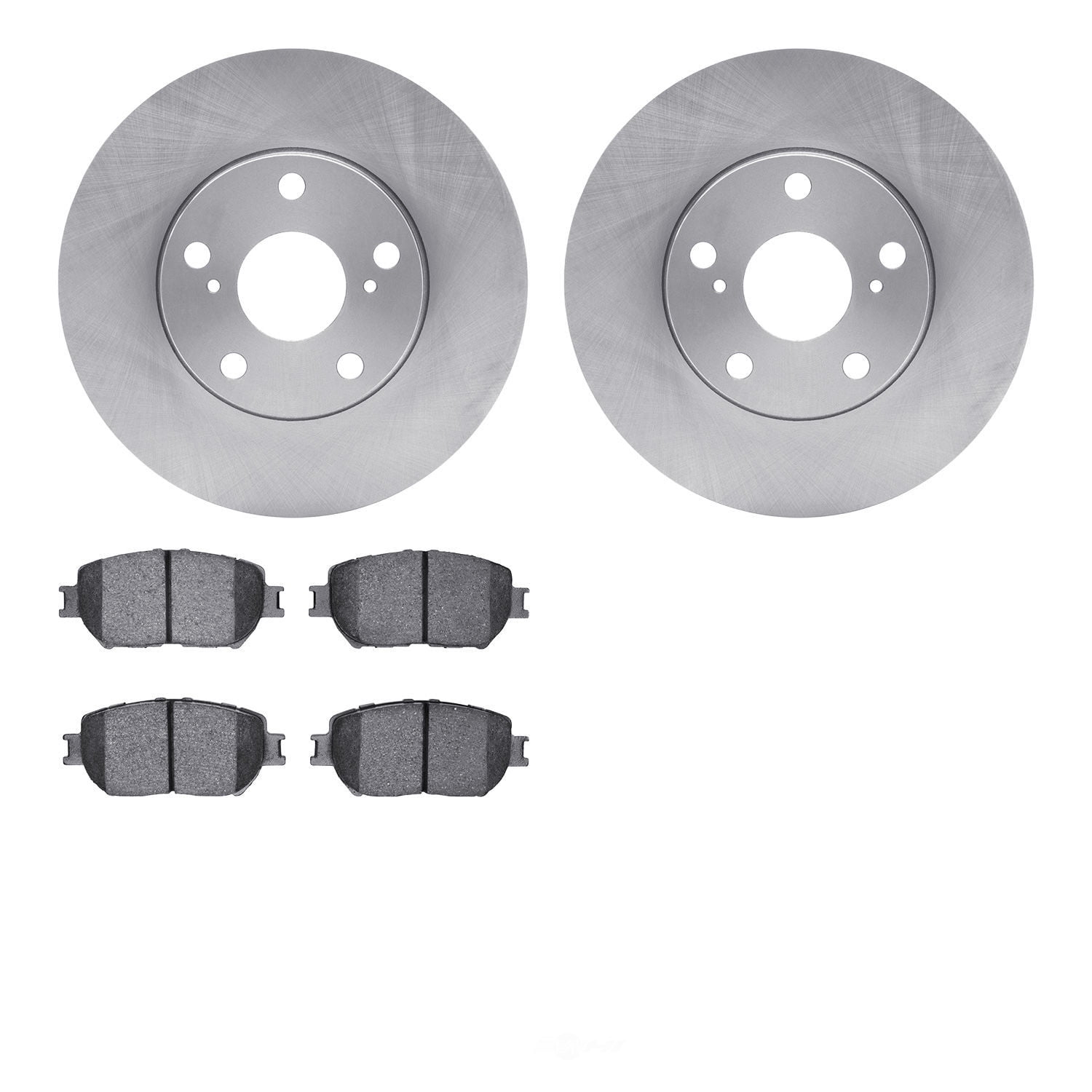 Dynamic Friction Company 6502-76301 DFC Brake Rotor with 5000 Advanced Brake Pads