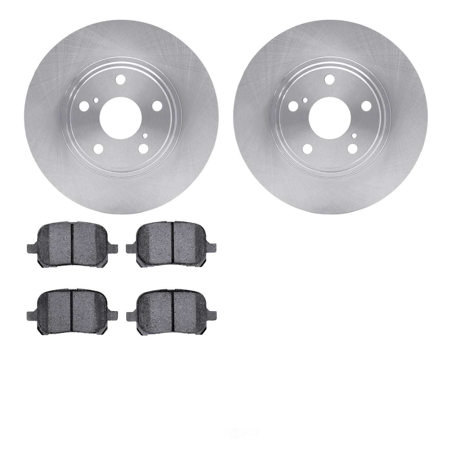 Dynamic Friction Company 6502-76323 DFC Brake Rotor with 5000 Advanced Brake Pads