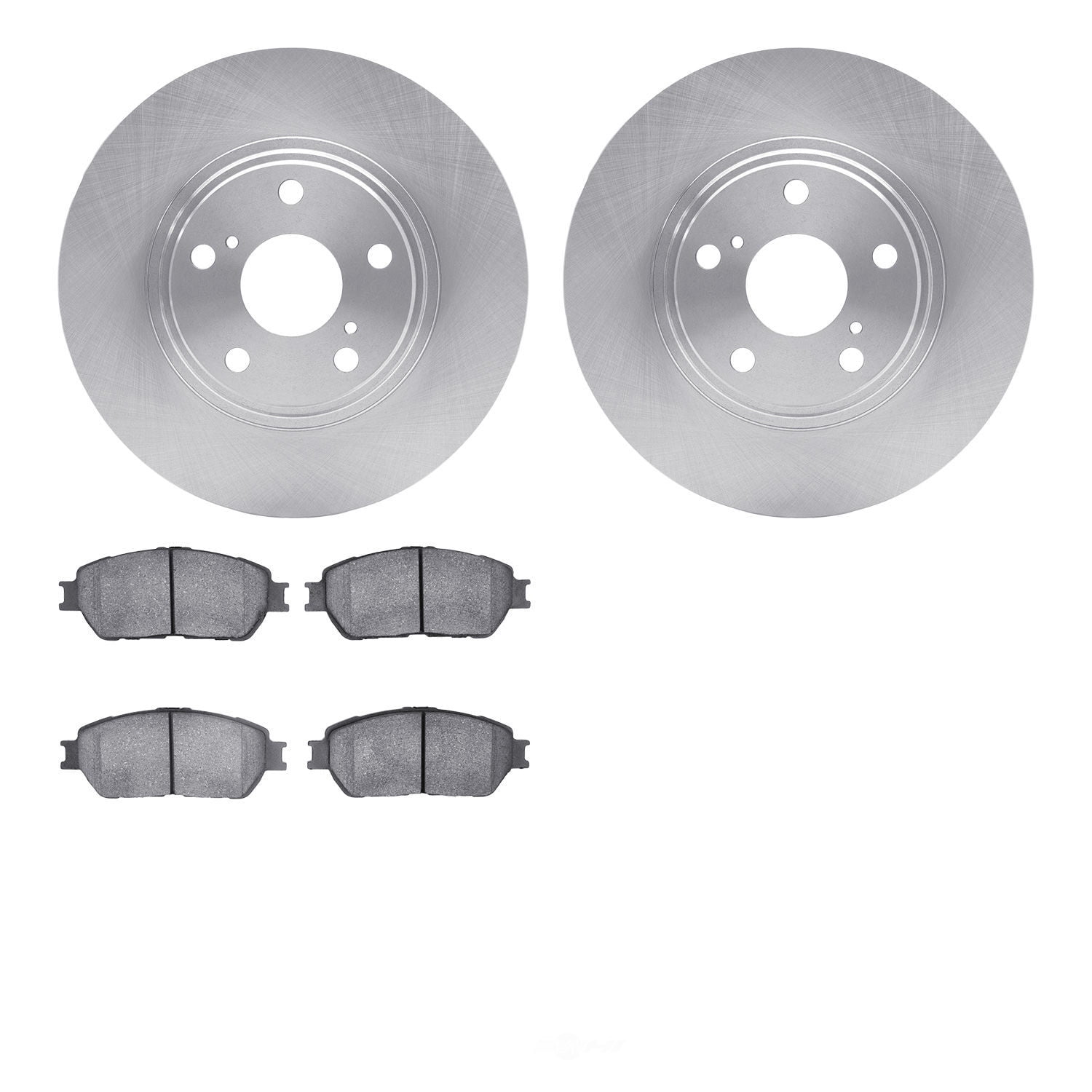 Dynamic Friction Company 6502-76325 DFC Brake Rotor with 5000 Advanced Brake Pads