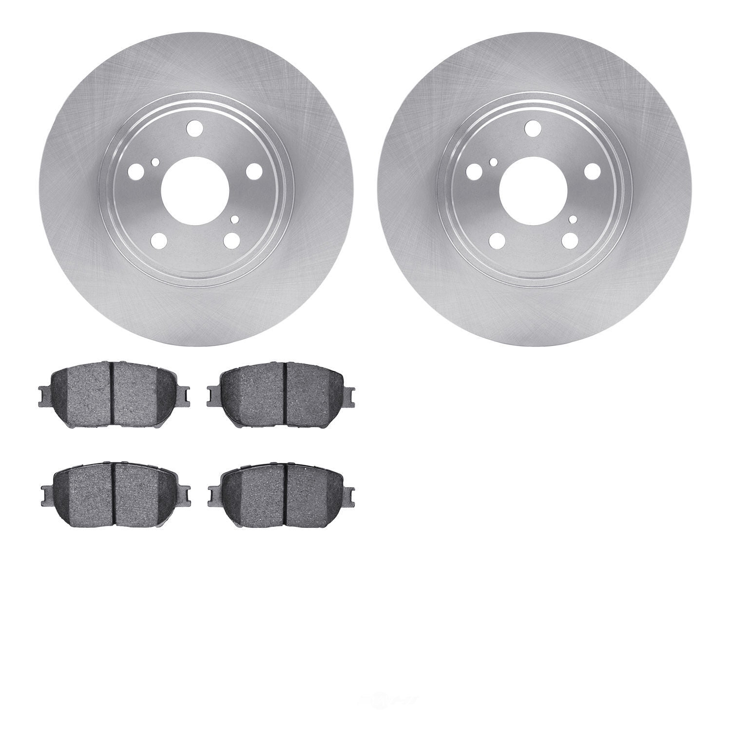 Dynamic Friction Company 6502-76326 DFC Brake Rotor with 5000 Advanced Brake Pads