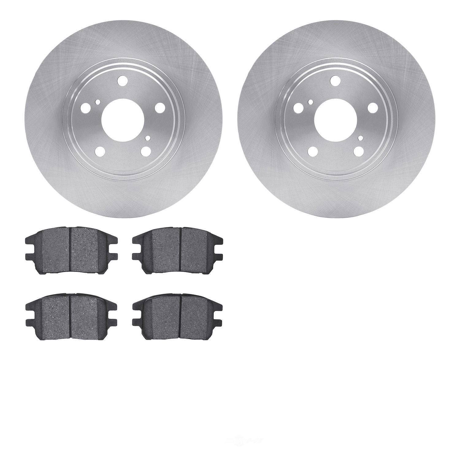 Dynamic Friction Company 6502-76327 DFC Brake Rotor with 5000 Advanced Brake Pads