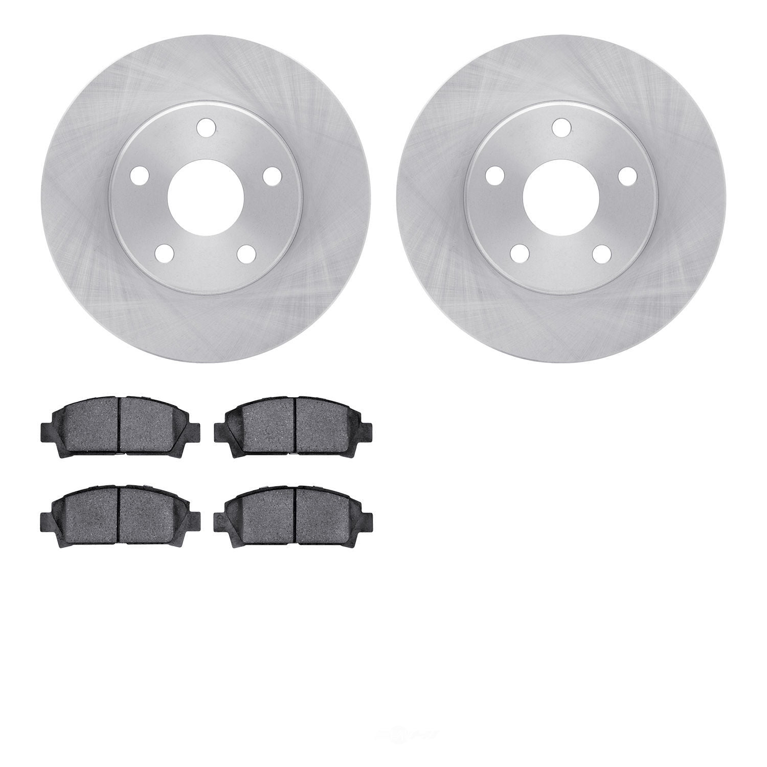 Dynamic Friction Company 6502-76344 DFC Brake Rotor with 5000 Advanced Brake Pads