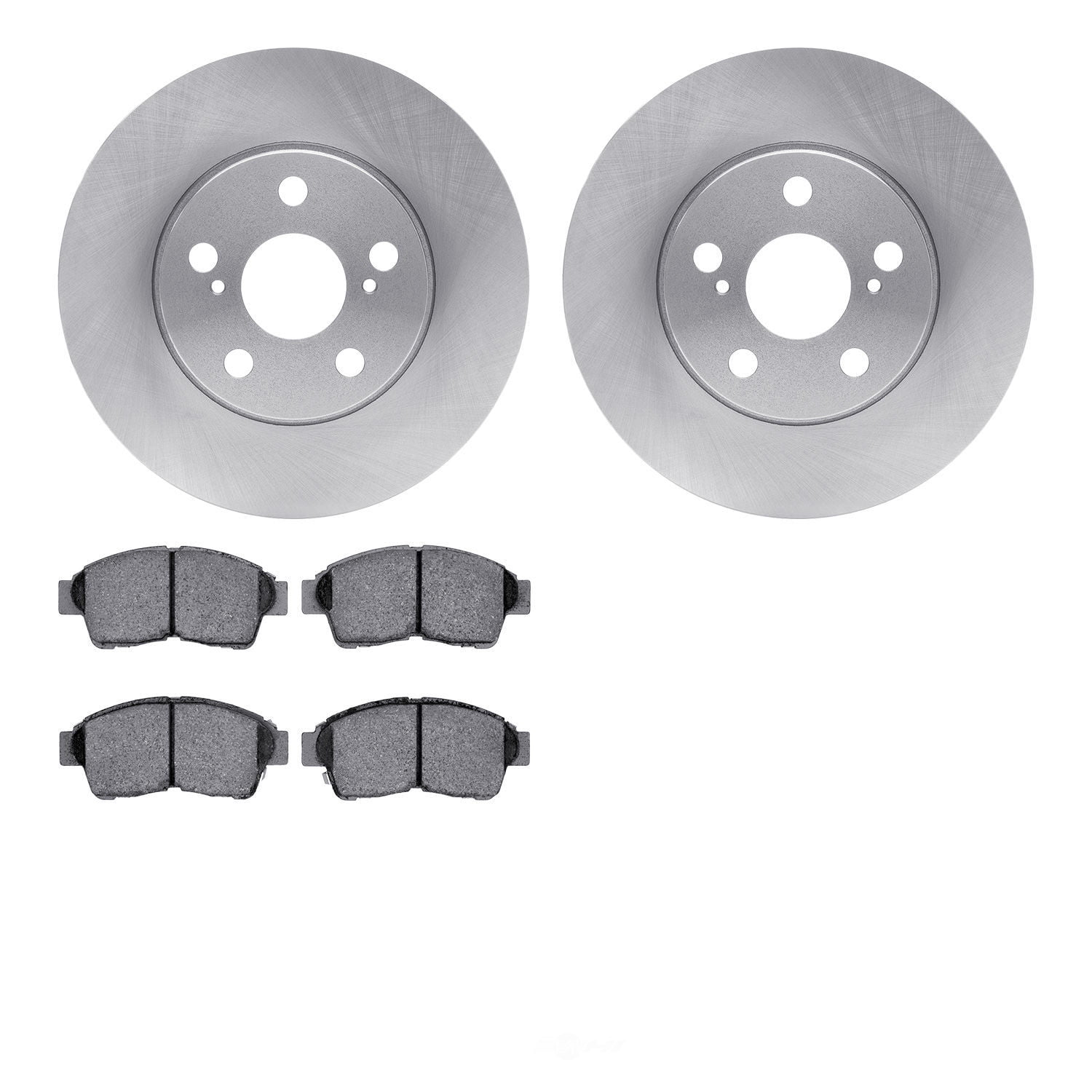 Dynamic Friction Company 6502-76374 DFC Brake Rotor with 5000 Advanced Brake Pads