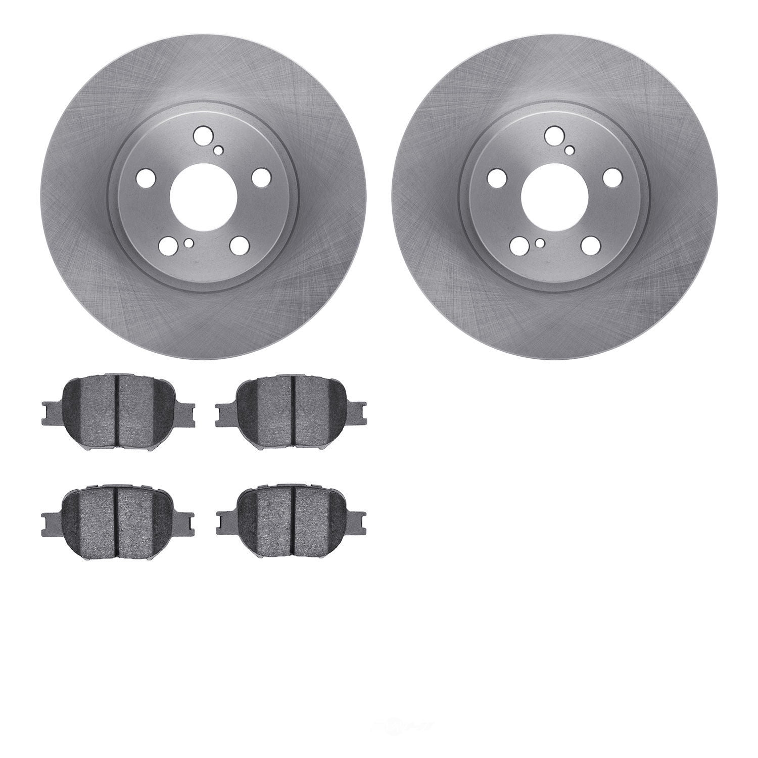 Dynamic Friction Company 6502-76383 DFC Brake Rotor with 5000 Advanced Brake Pads