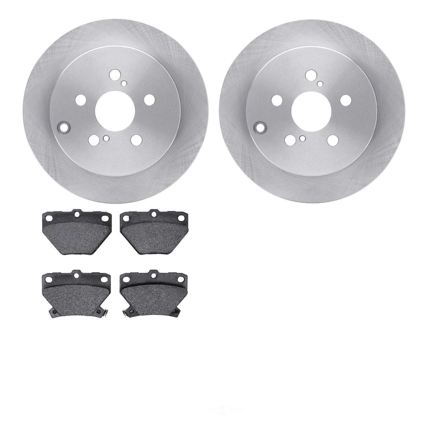 Dynamic Friction Company 6502-76389 DFC Brake Rotor with 5000 Advanced Brake Pads