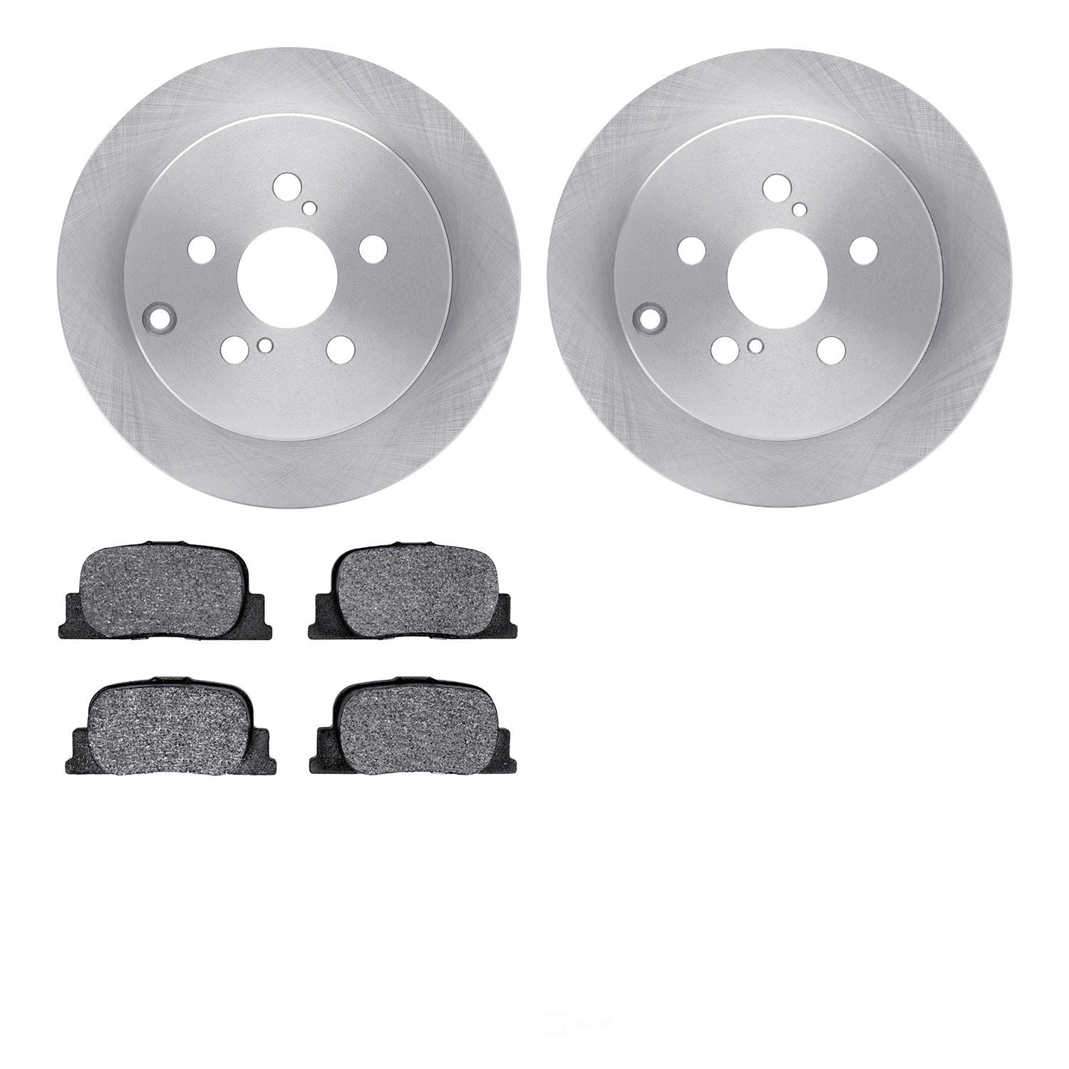 Dynamic Friction Company 6502-76390 DFC Brake Rotor with 5000 Advanced Brake Pads