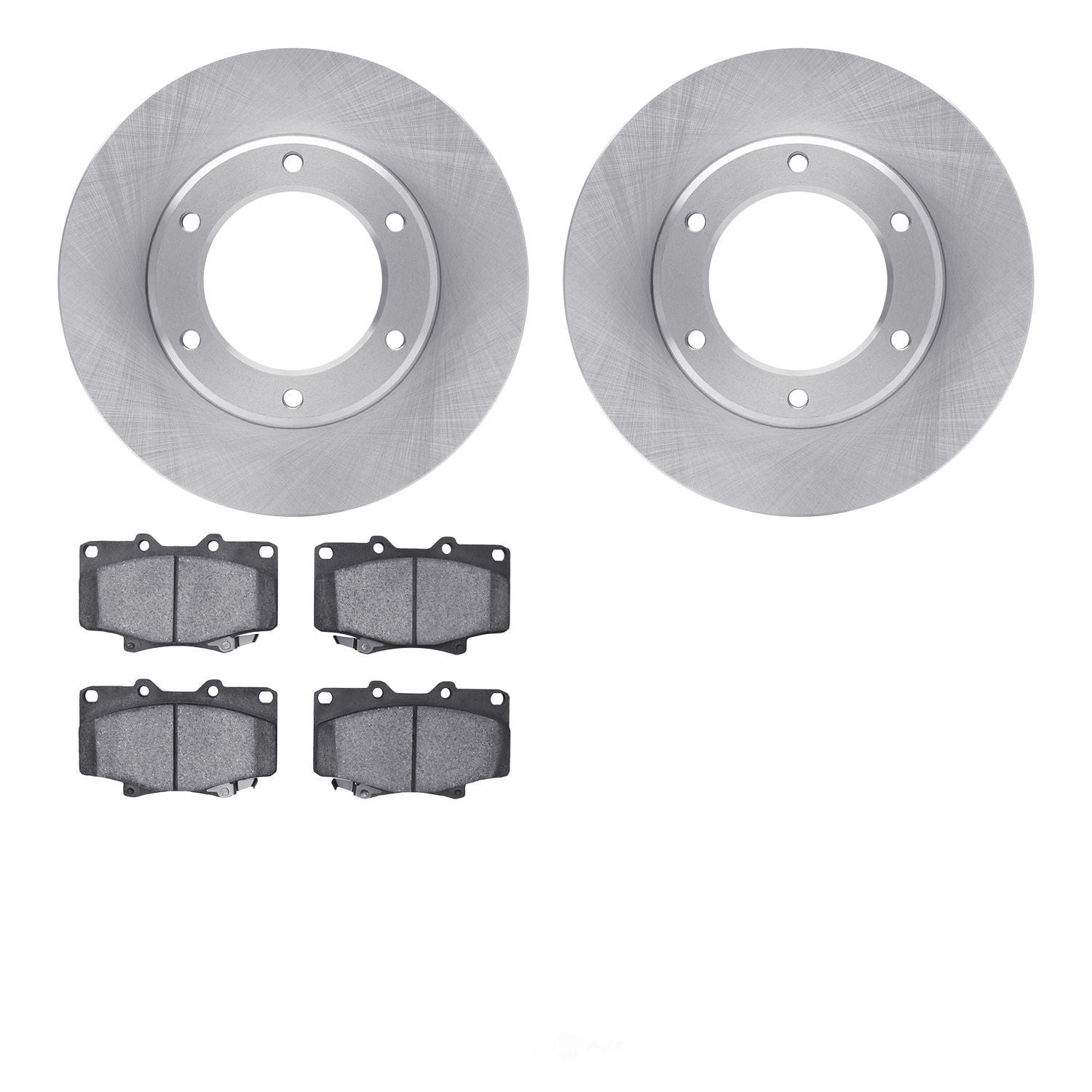 Dynamic Friction Company 6502-76412 DFC Brake Rotor with 5000 Advanced Brake Pads
